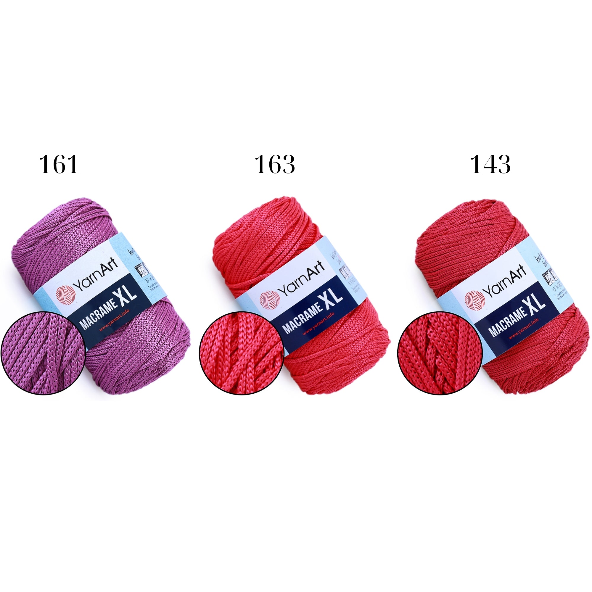 YarnArt Macrame XL, 30 colors, 8.82 oz / 142 yds