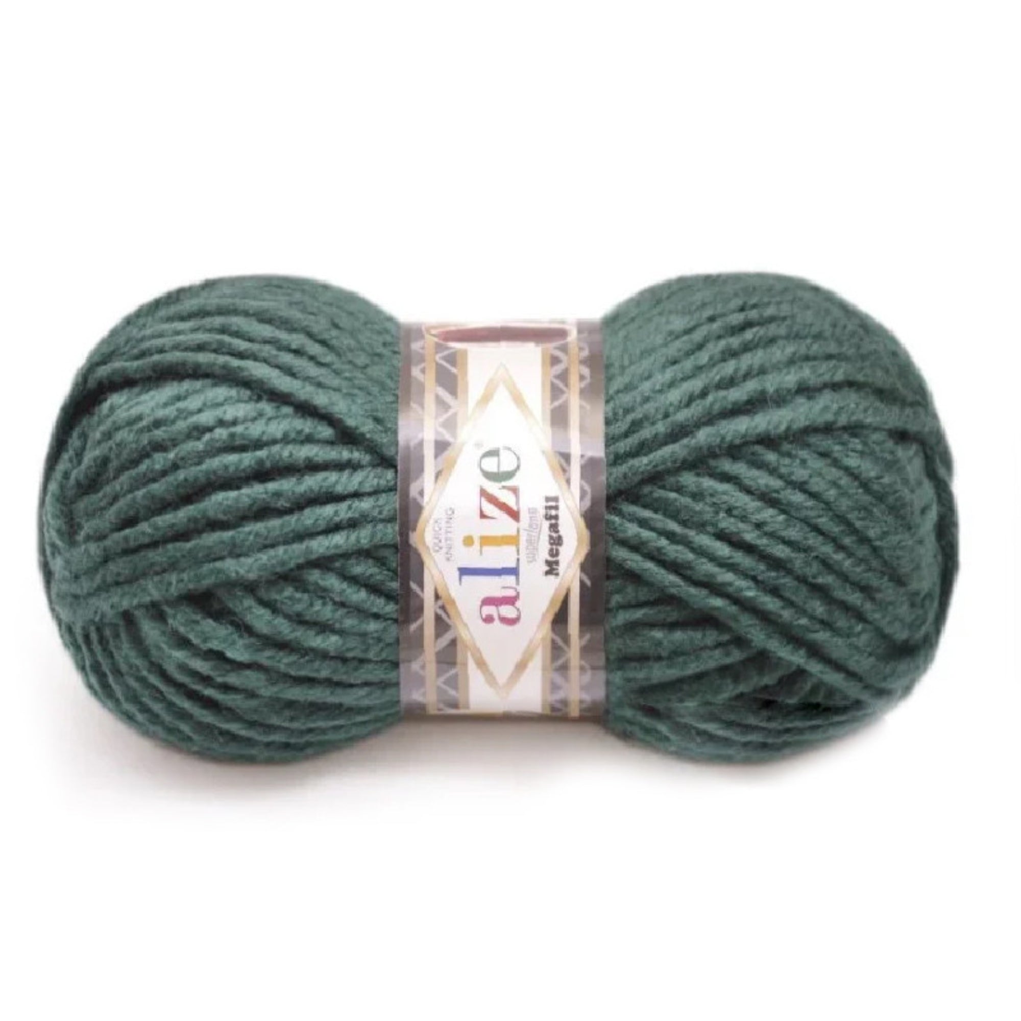 Alize Megafil Super Lana, 16 colors, 3.5 oz / 60 yds