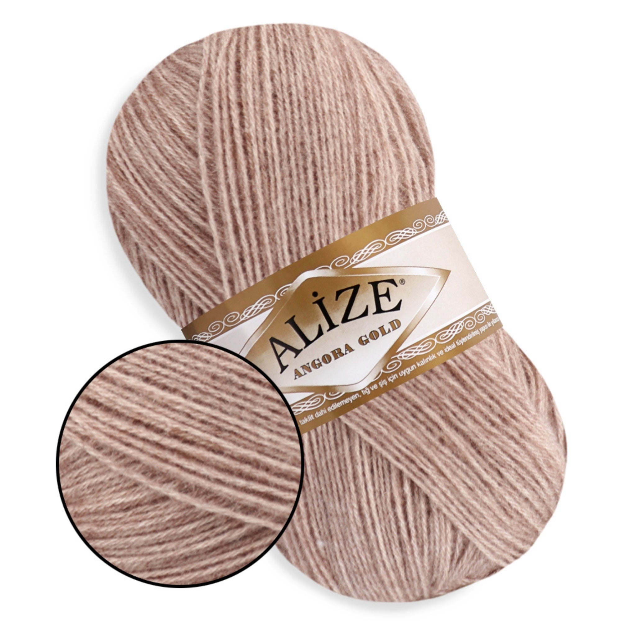 Alize Angora Gold, 56 colors, 3.53 oz / 601 yds