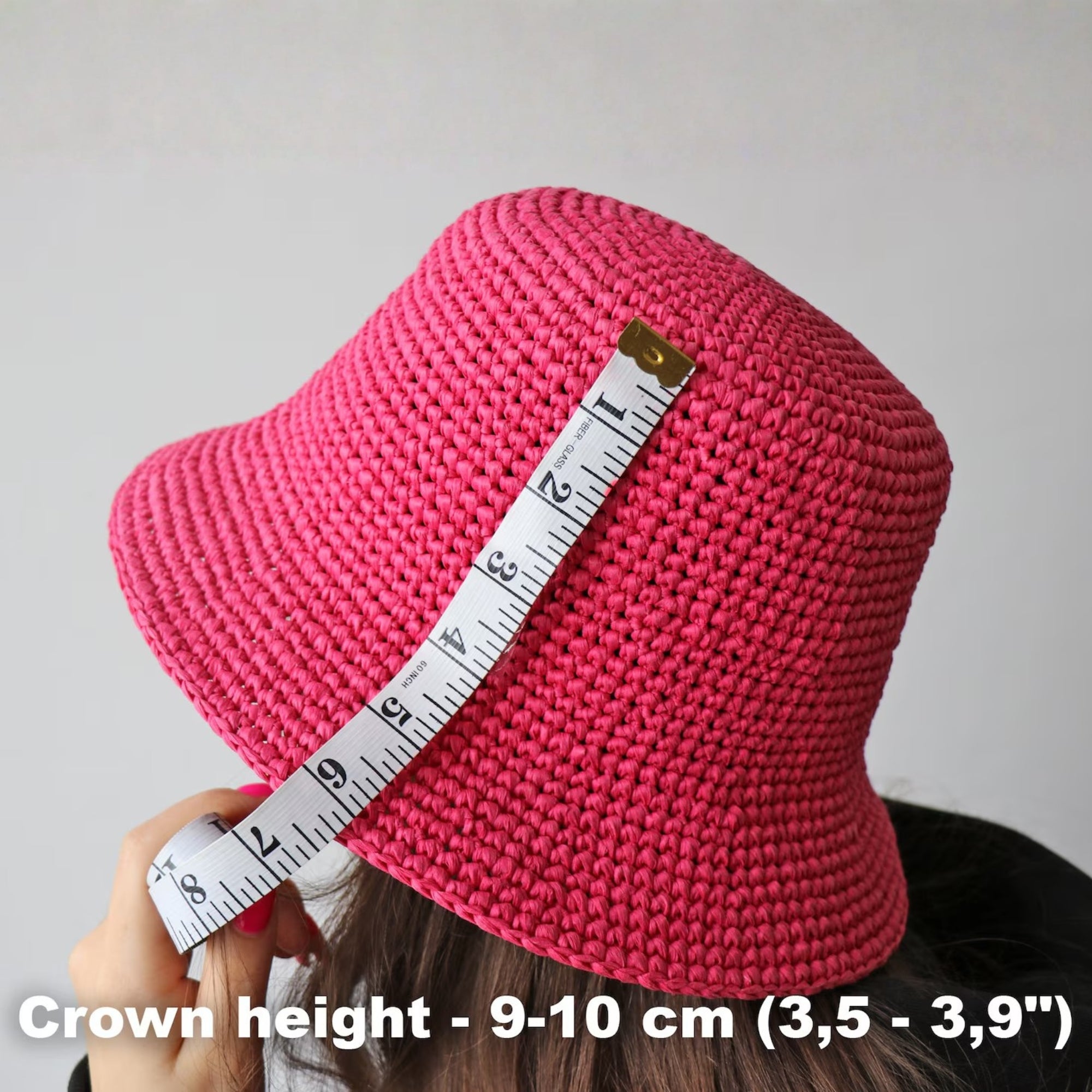 Organic Raffia Bucket Hat Crochet Kit