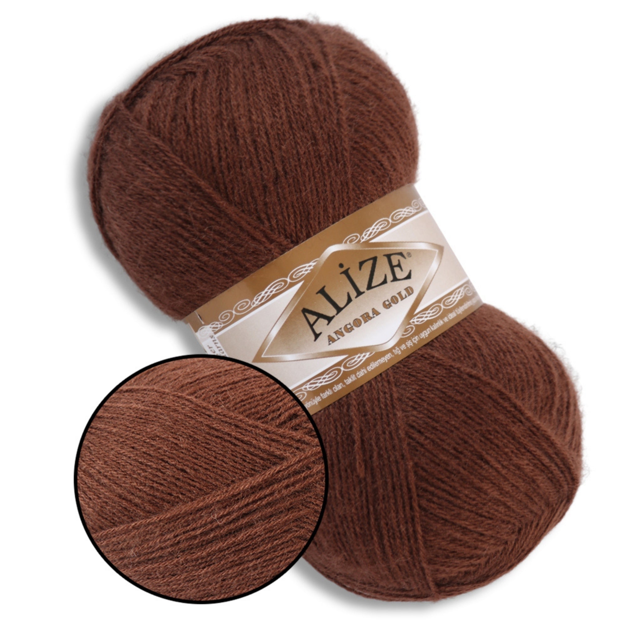 Alize Angora Gold, 56 colors, 3.53 oz / 601 yds