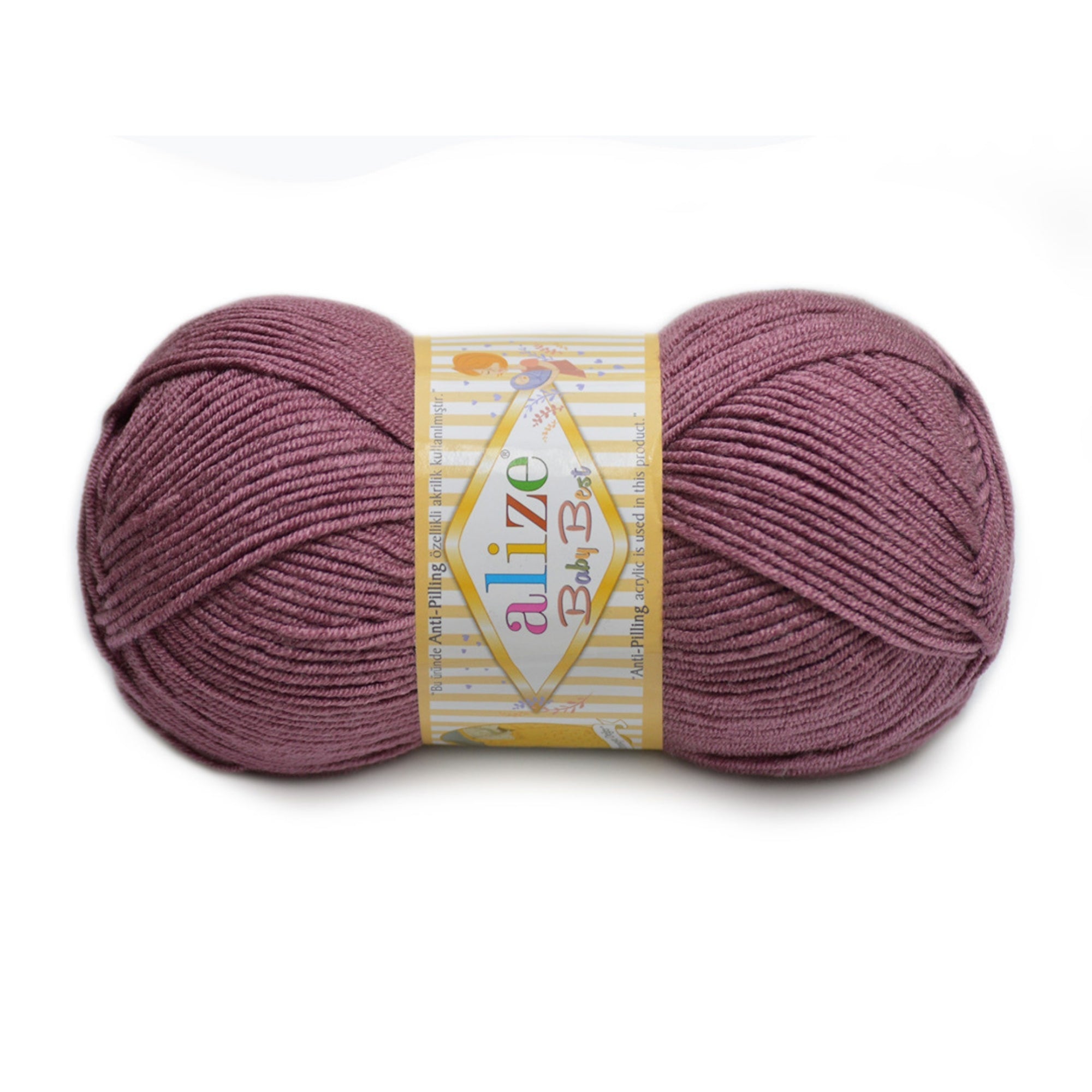 Alize Baby Best, 65 colors, 3.53 oz / 262 yds