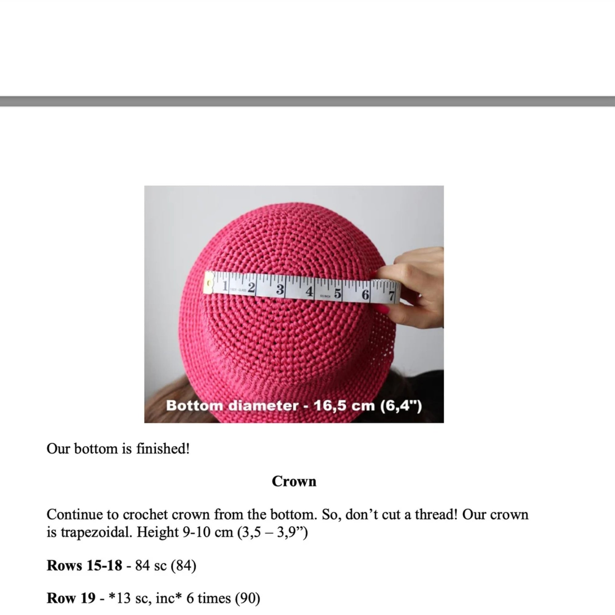 Organic Raffia Bucket Hat Crochet Kit