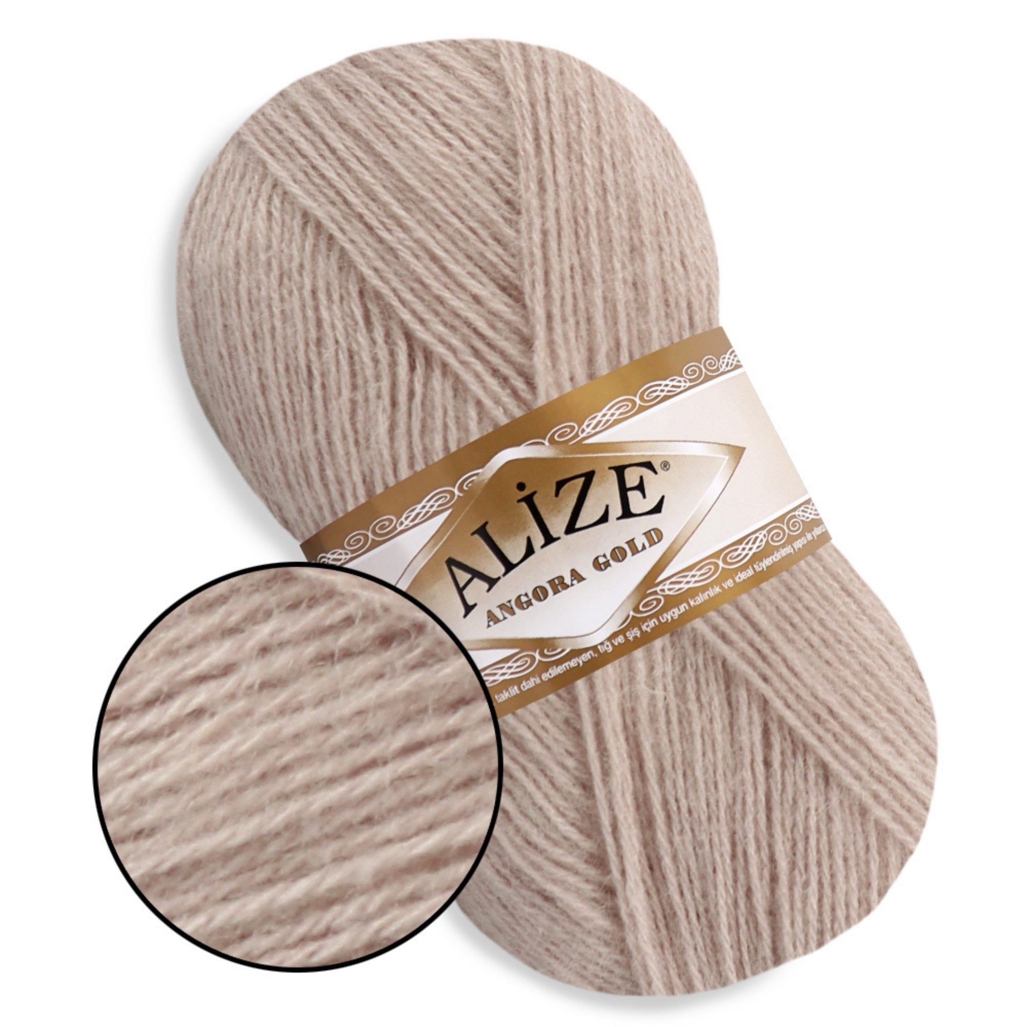 Alize Angora Gold, 56 colors, 3.53 oz / 601 yds