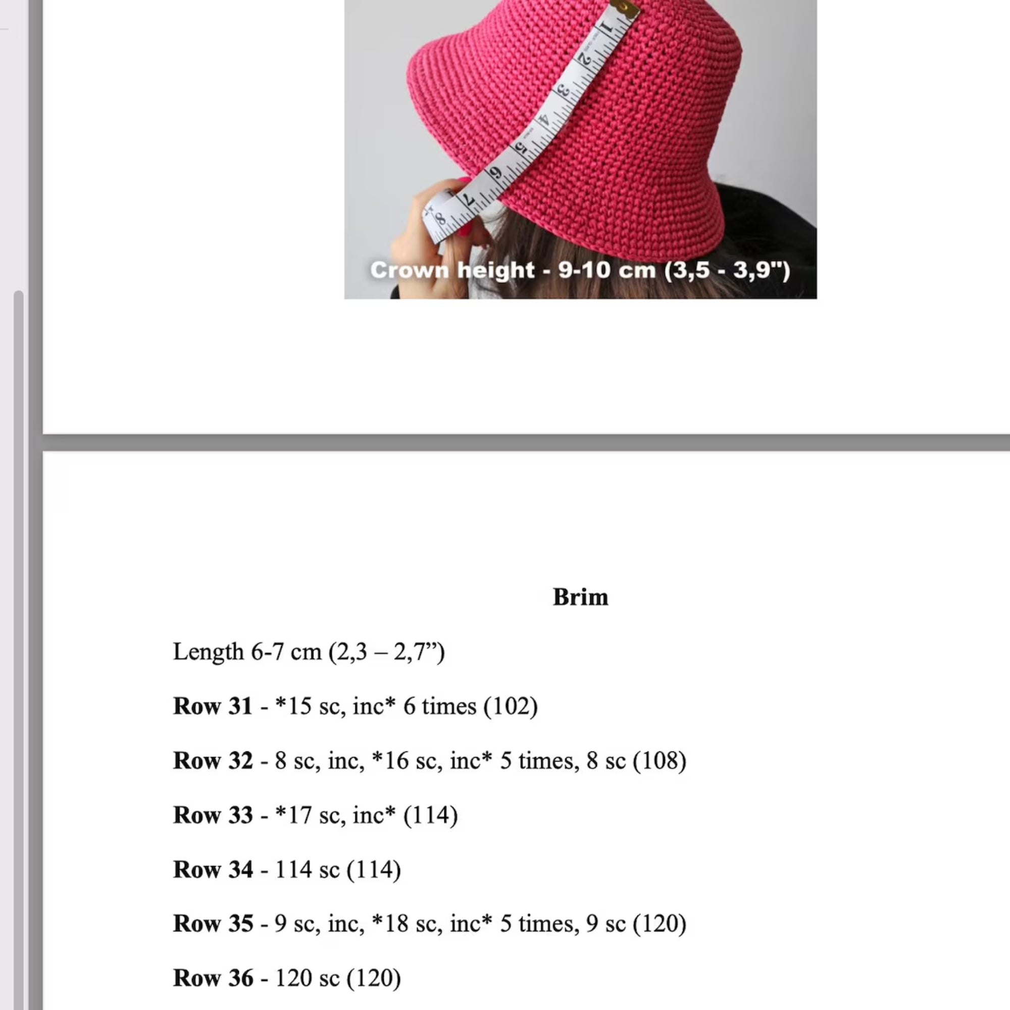 Organic Raffia Bucket Hat Crochet Kit