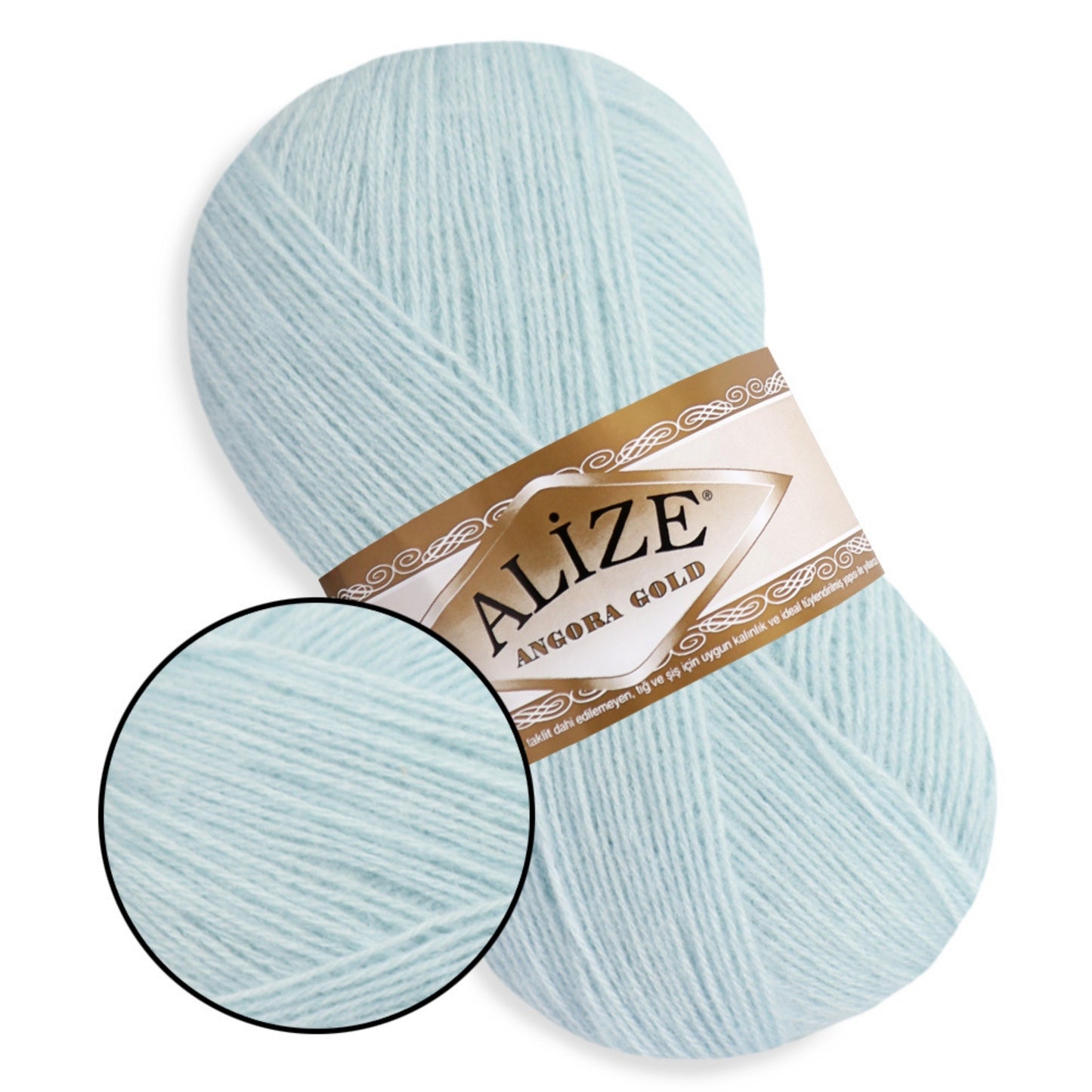Alize Angora Gold, 56 colors, 3.53 oz / 601 yds