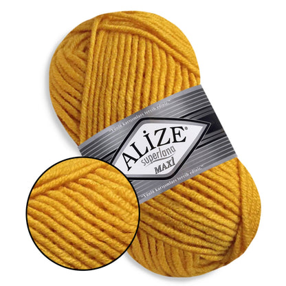 Alize Super Lana Maxi, 3.53 oz / 109 yds