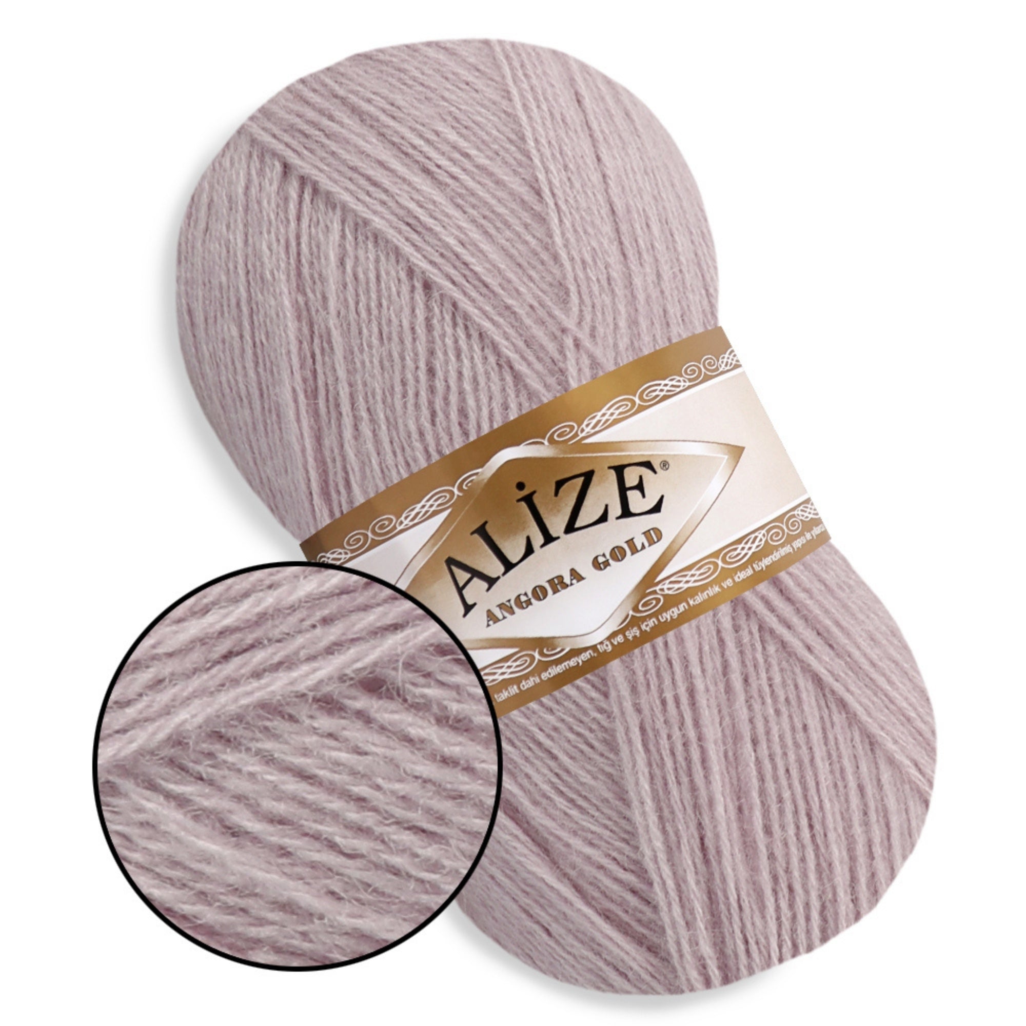 Alize Angora Gold, 56 colors, 3.53 oz / 601 yds