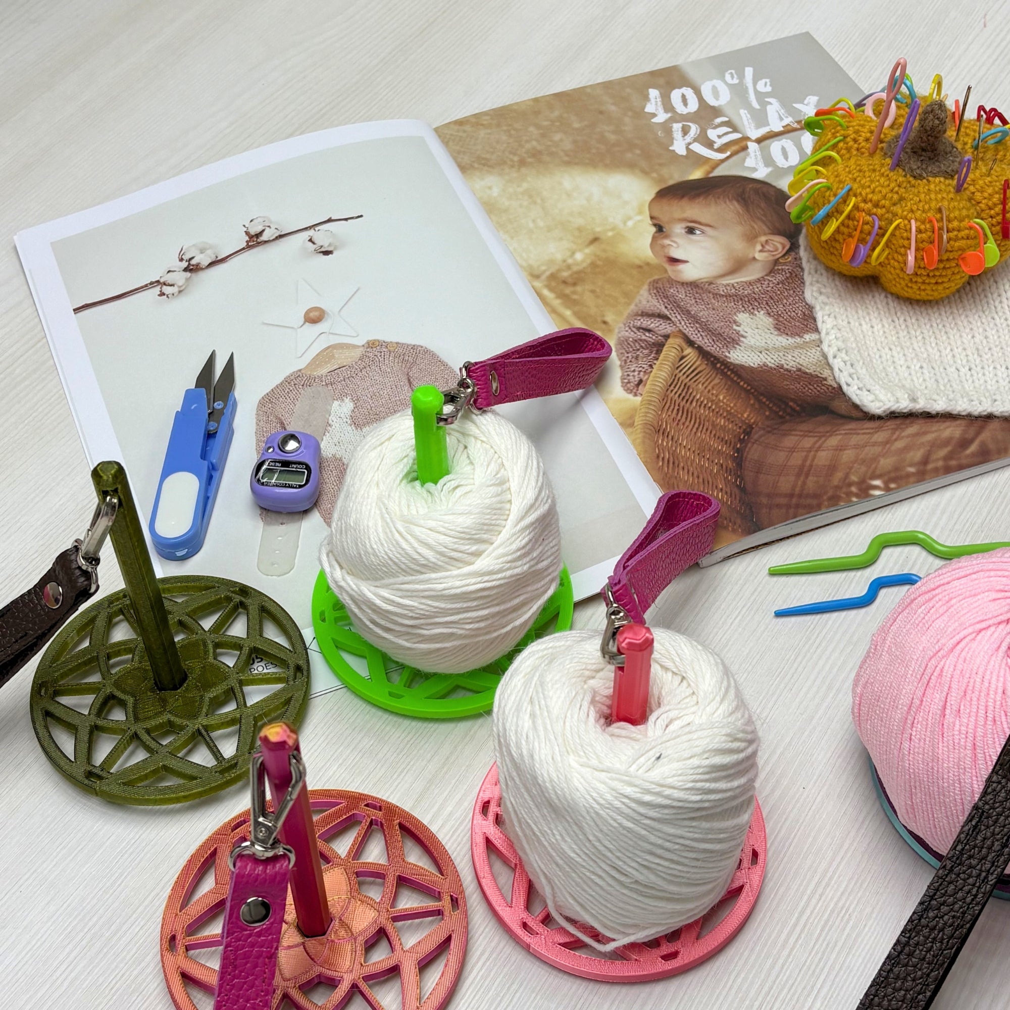 Portable Yarn Holder