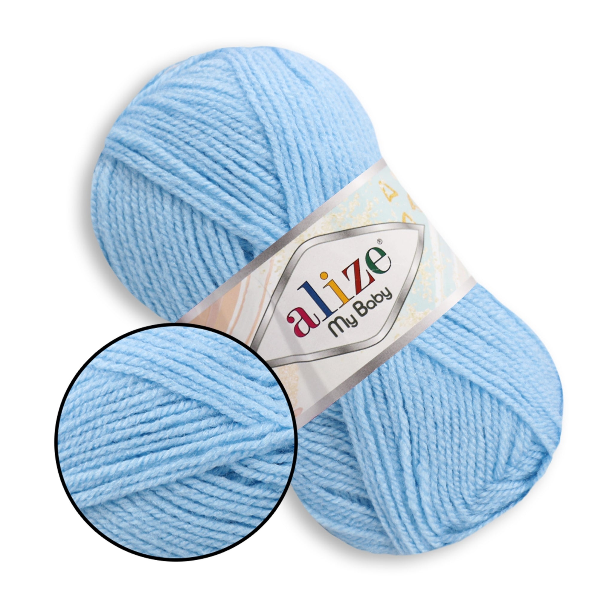 Alize My Baby, 42 colors, 4.1 oz / 394 yds
