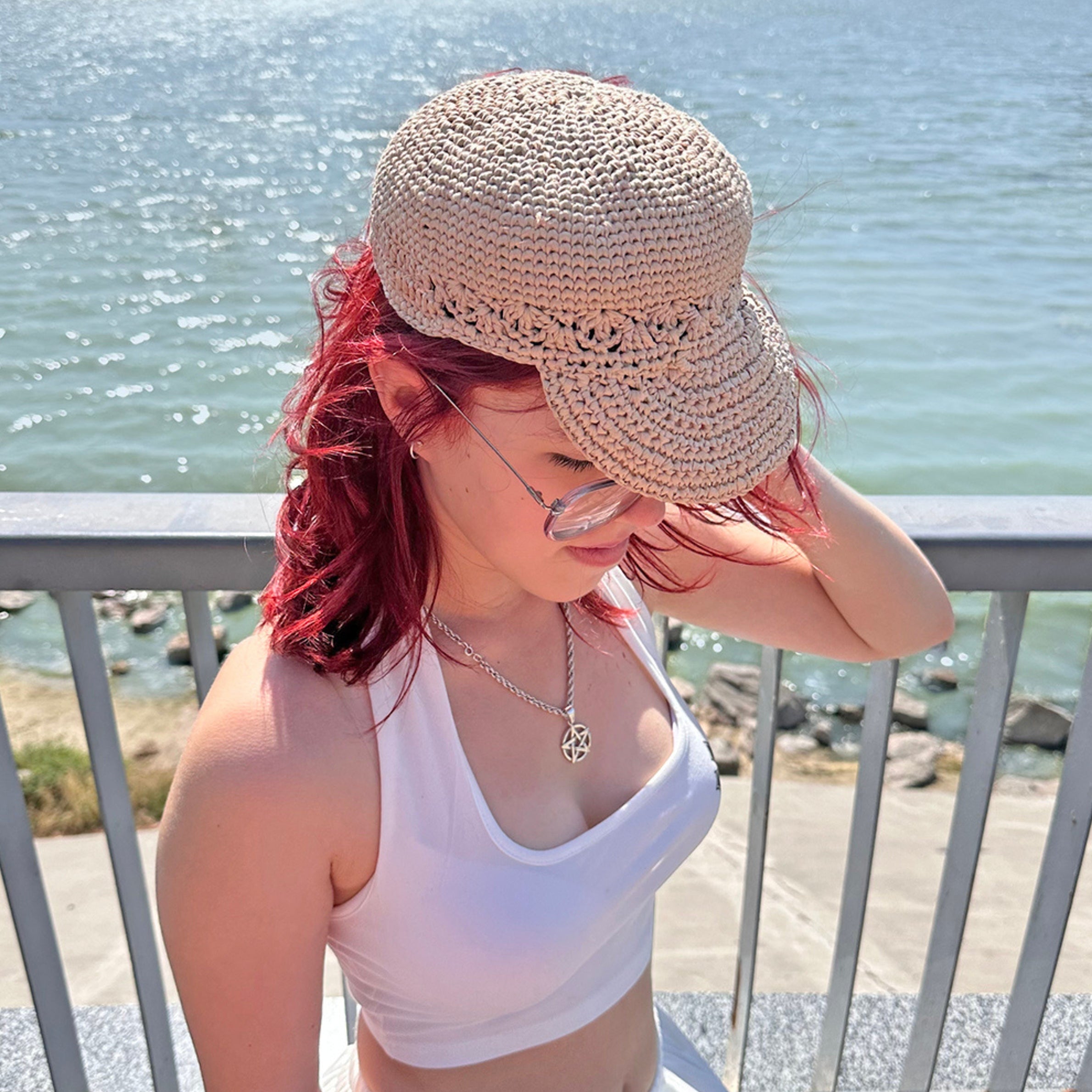 CAPRI BEACH SET Crochet Pattern (skill level intermediate)