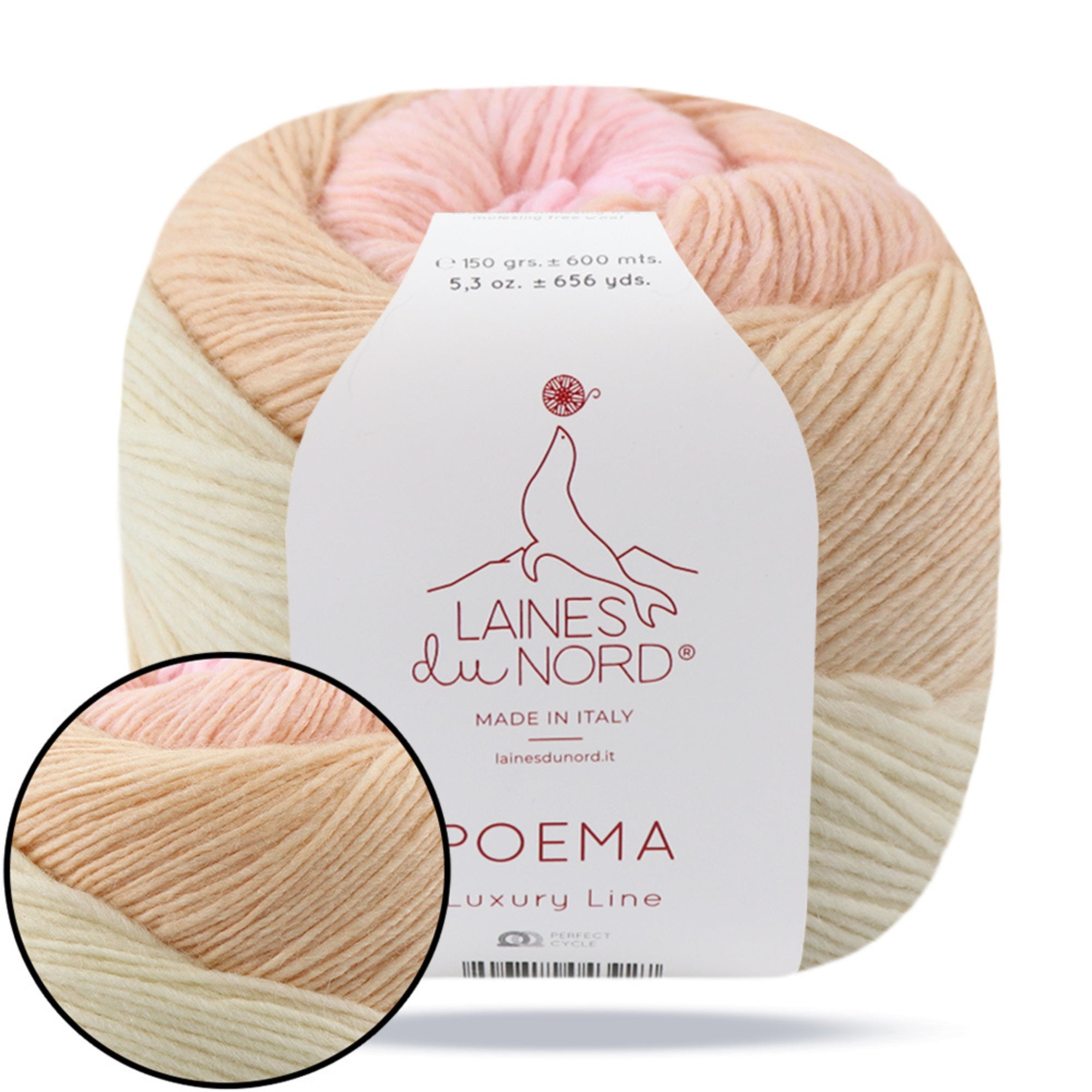Laines du Nord Poema, 8 colors, 5.29 oz / 656 yds
