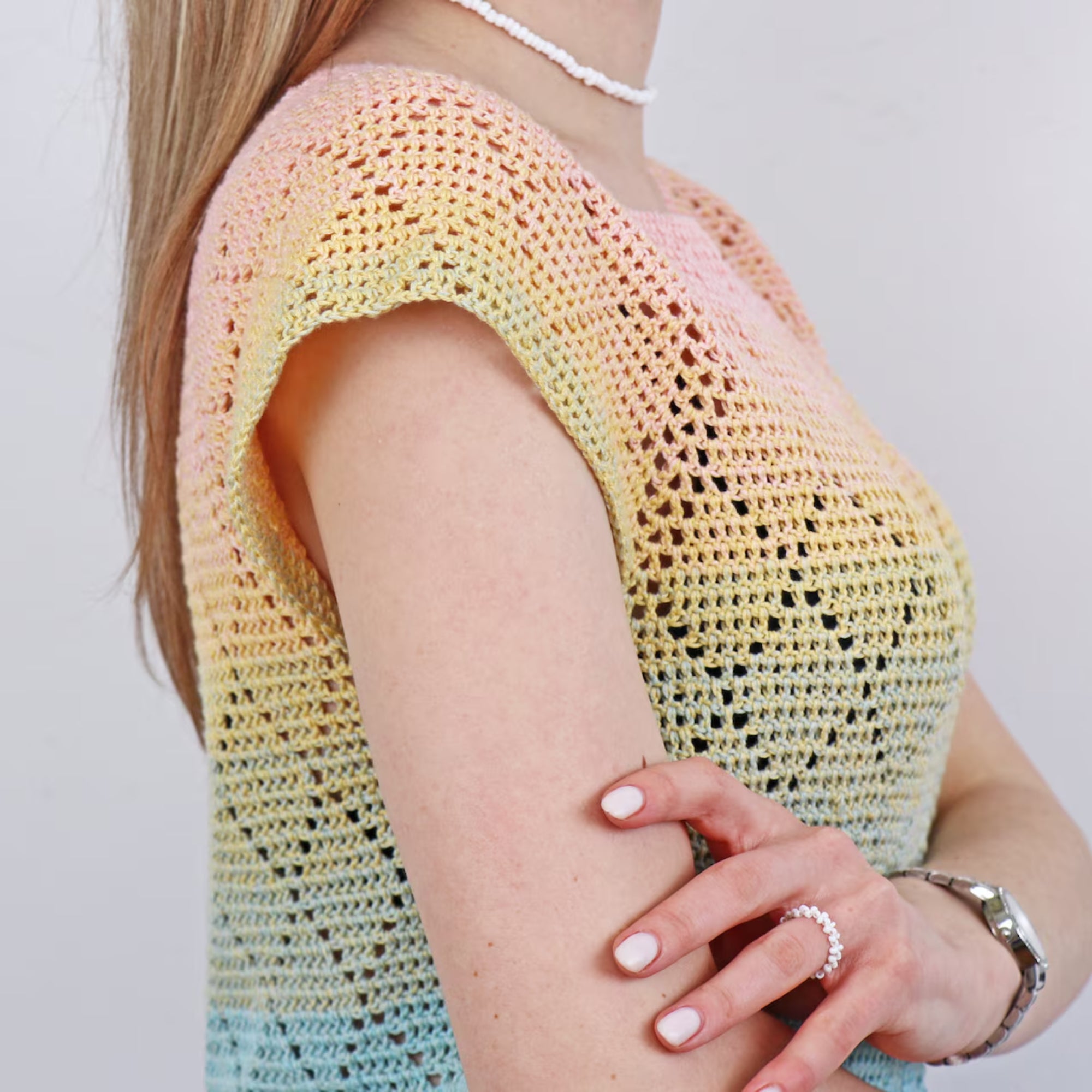 2-in-1 Lace Summer Top Crochet Kit (skill level Beginner)