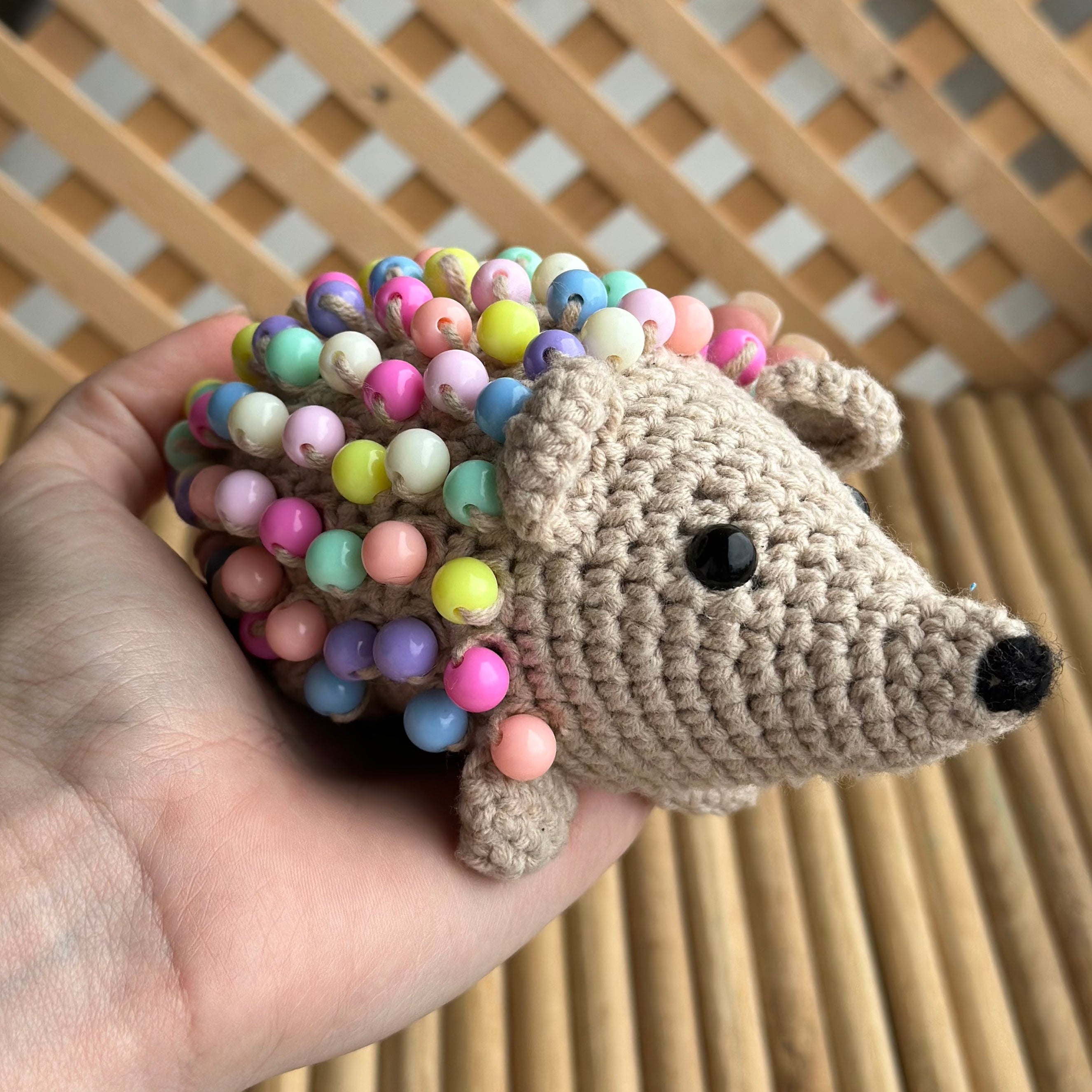 2 IN 1 BEAD HEDGEHOGS Crochet Pattern (skill level Intermediate)
