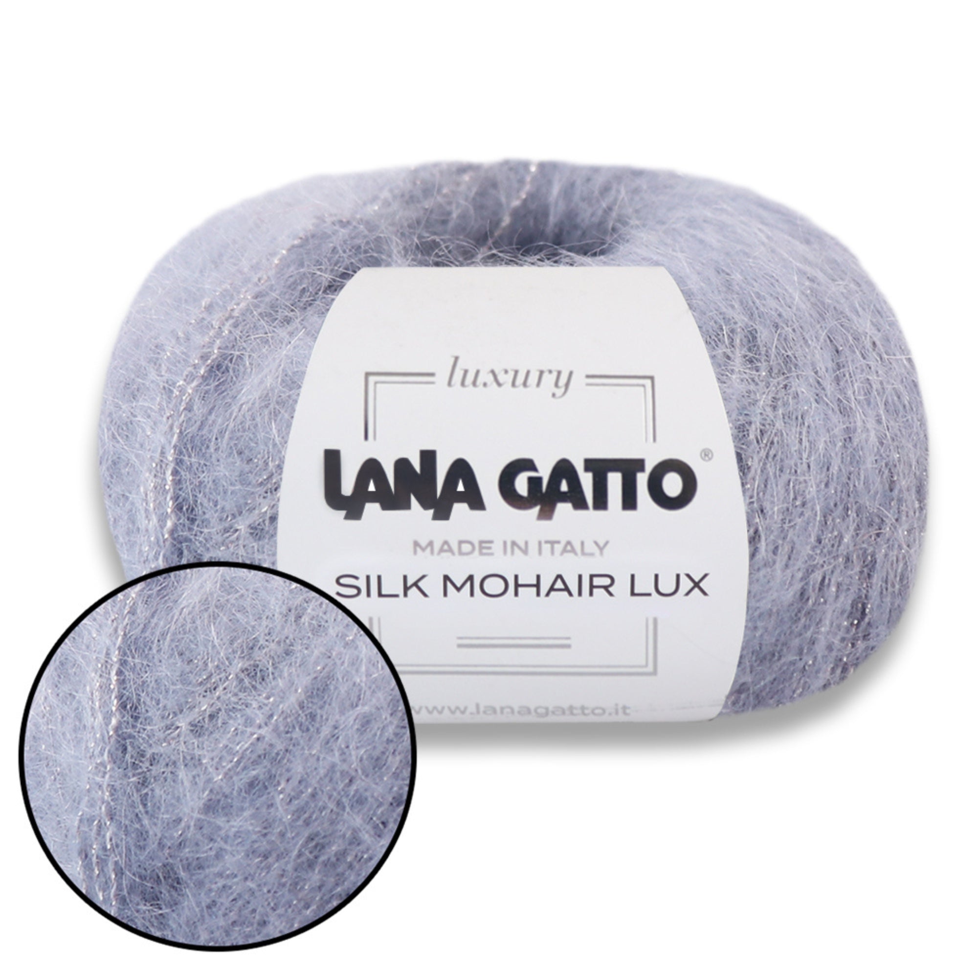 Lana Gatto Silk Mohair Lux, 7 colors, 0.88 oz / 230 yds