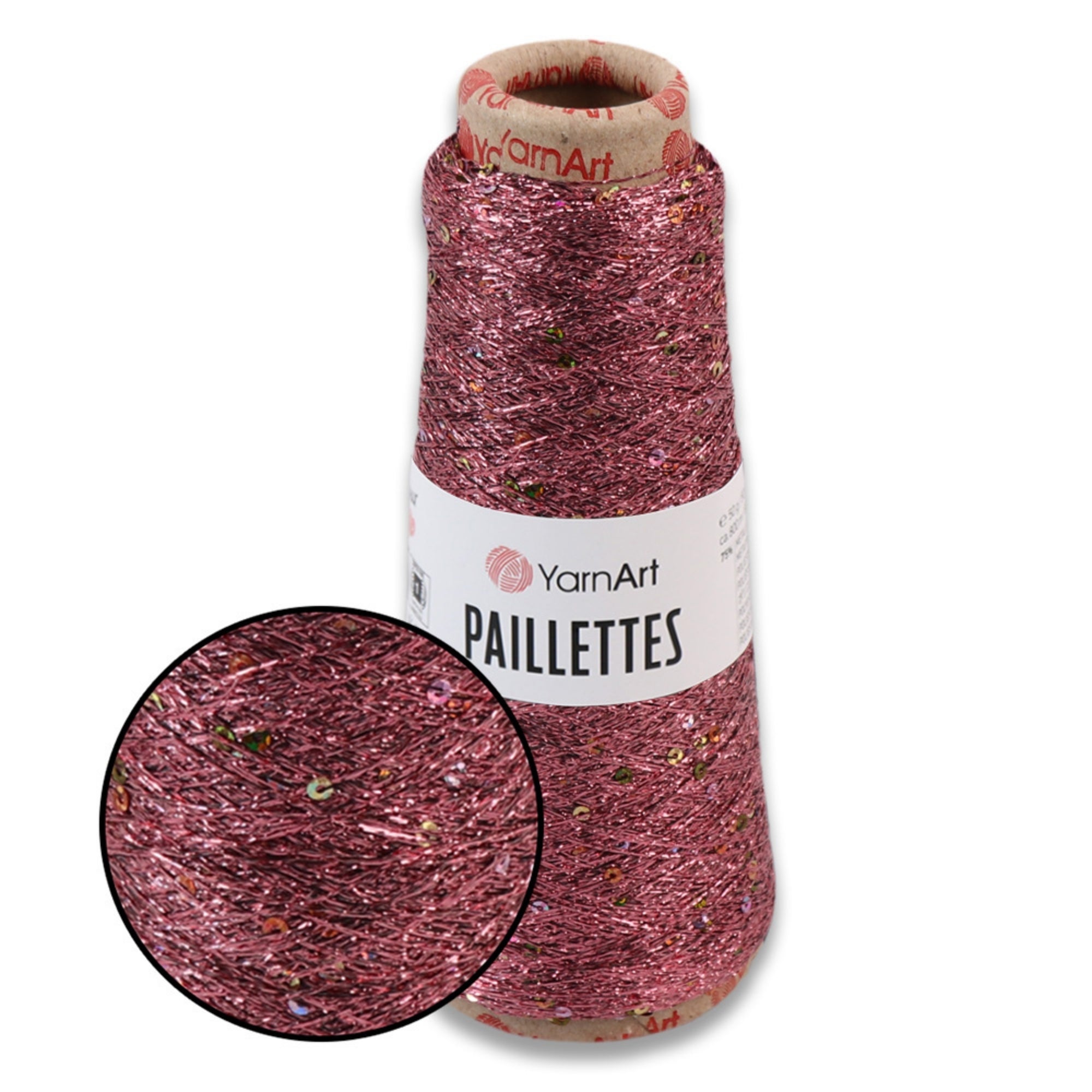 YarnArt Paillettes, 10 colors, 1.76 oz / 207 yds