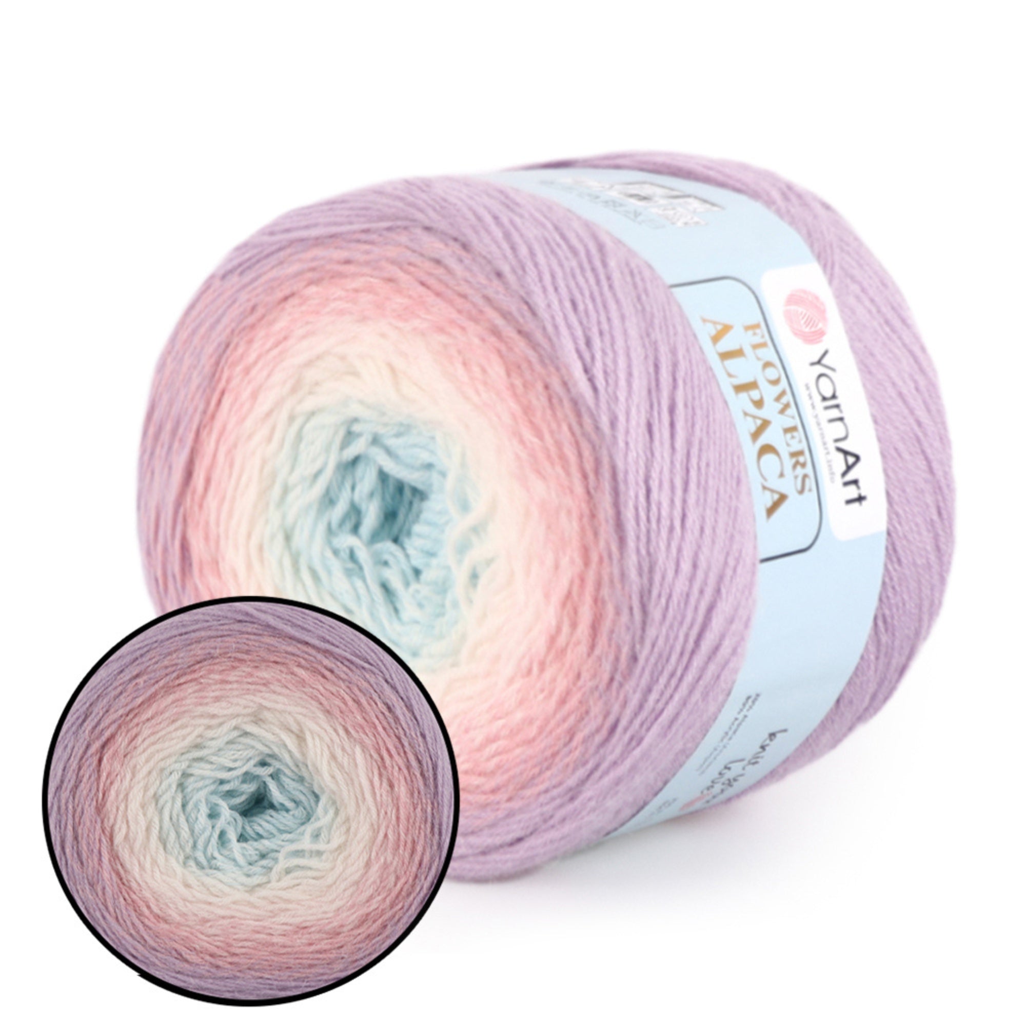 YarnArt Flowers Alpaca, 32 solors, 8.8 oz / 1028 yds