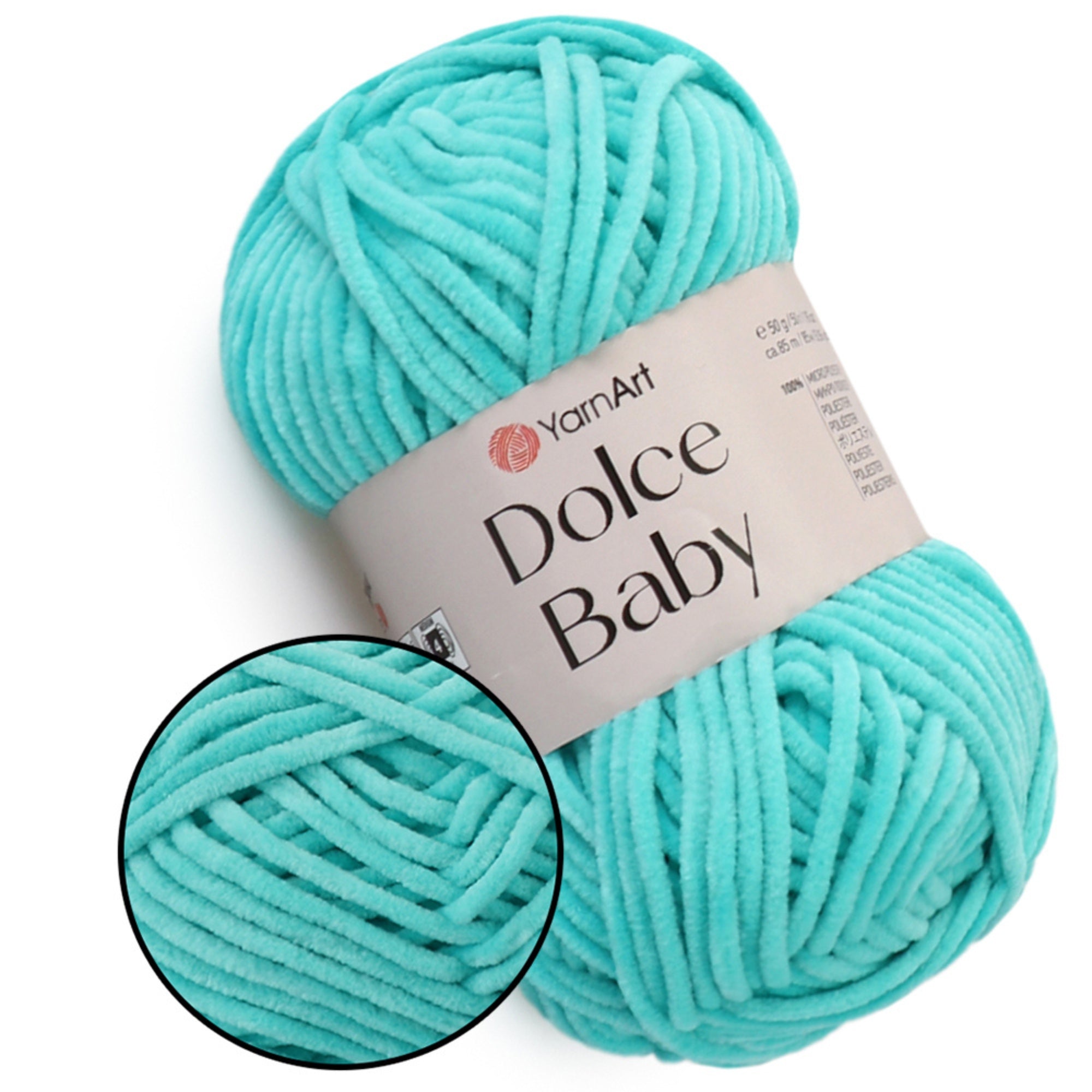 YarnArt Dolce Baby, 29 colors, 1.76 oz / 93 yds