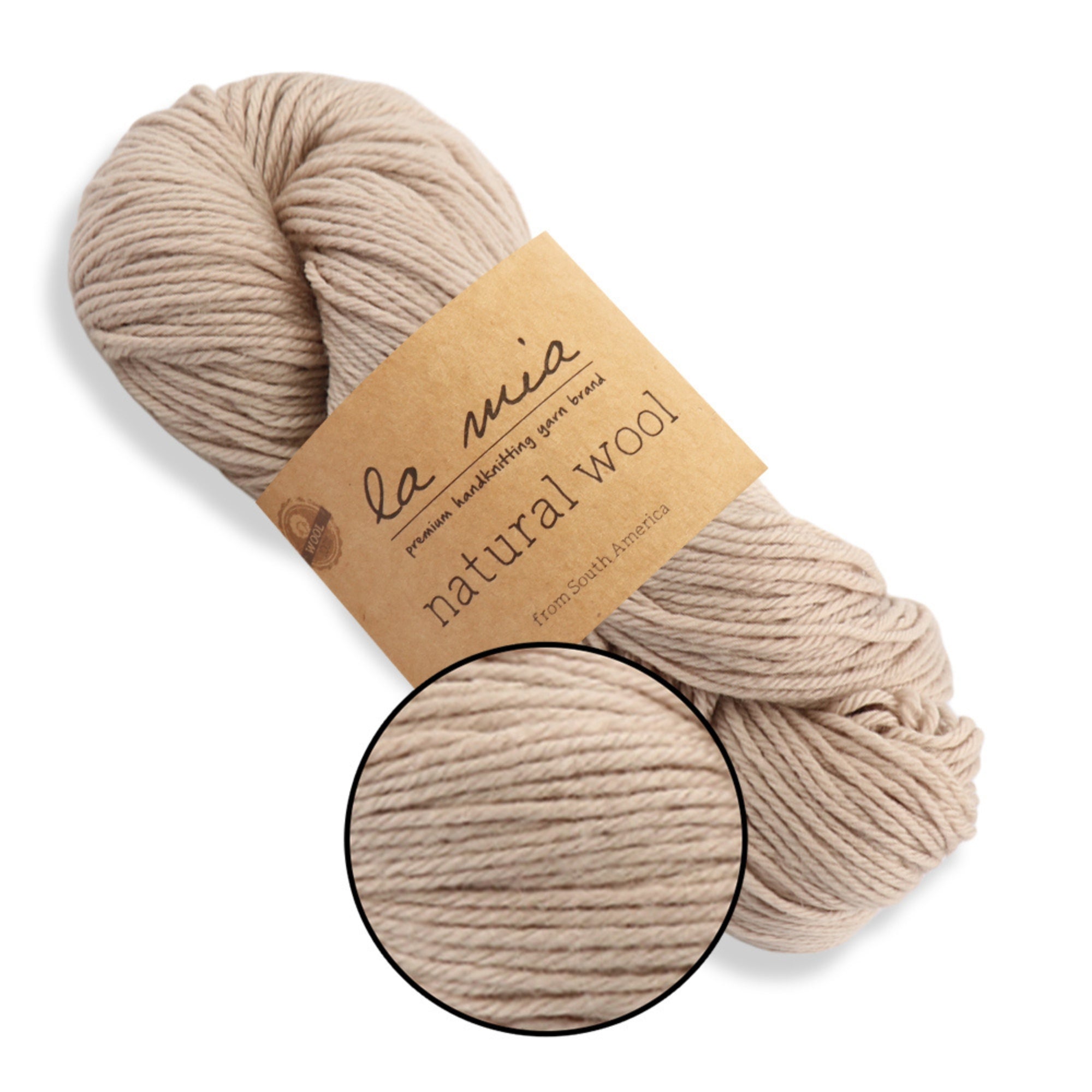 La Mia Natural Wool, 11 colors, 3.52 oz / 219 yds
