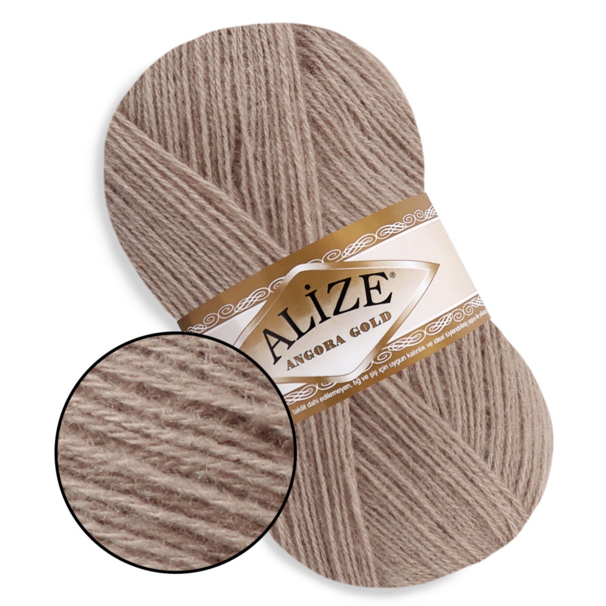 Alize Angora Gold, 56 colors, 3.53 oz / 601 yds