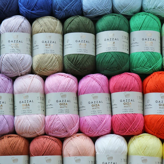 Gazzal Giza Matte  48 colors, 1.76 oz /273 yds