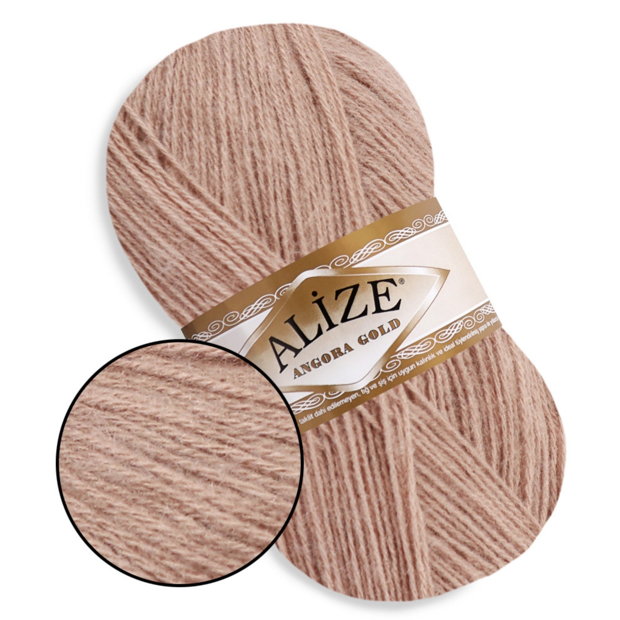 Alize Angora Gold, 56 colors, 3.53 oz / 601 yds