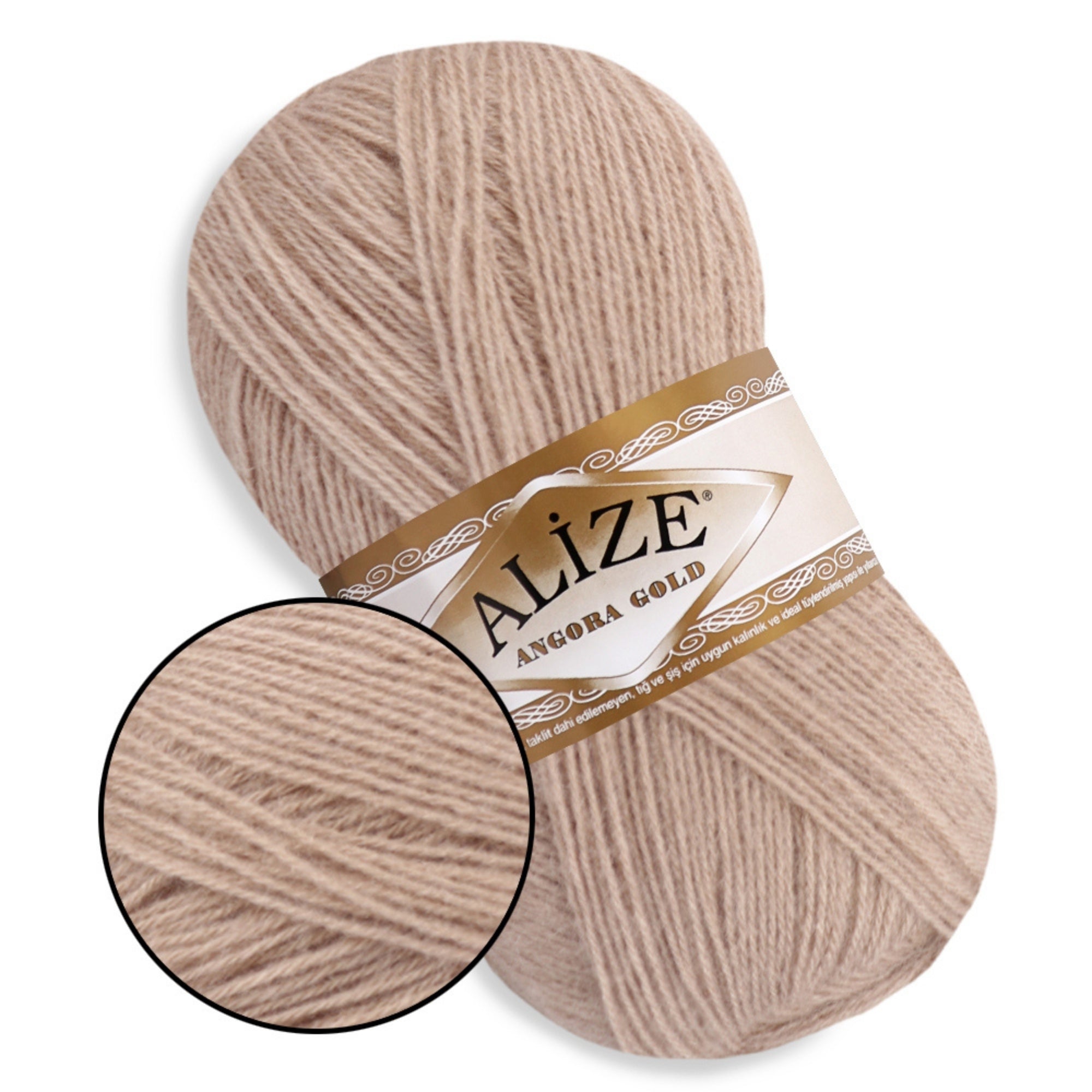 Alize Angora Gold, 56 colors, 3.53 oz / 601 yds