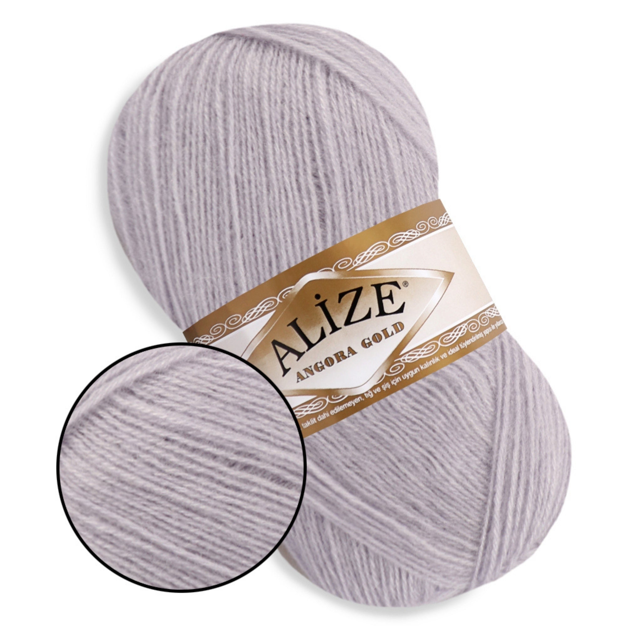 Alize Angora Gold, 56 colors, 3.53 oz / 601 yds