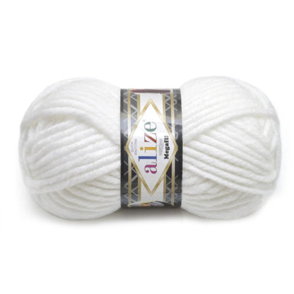 Alize Megafil Super Lana, 16 colors, 3.5 oz / 87 yds