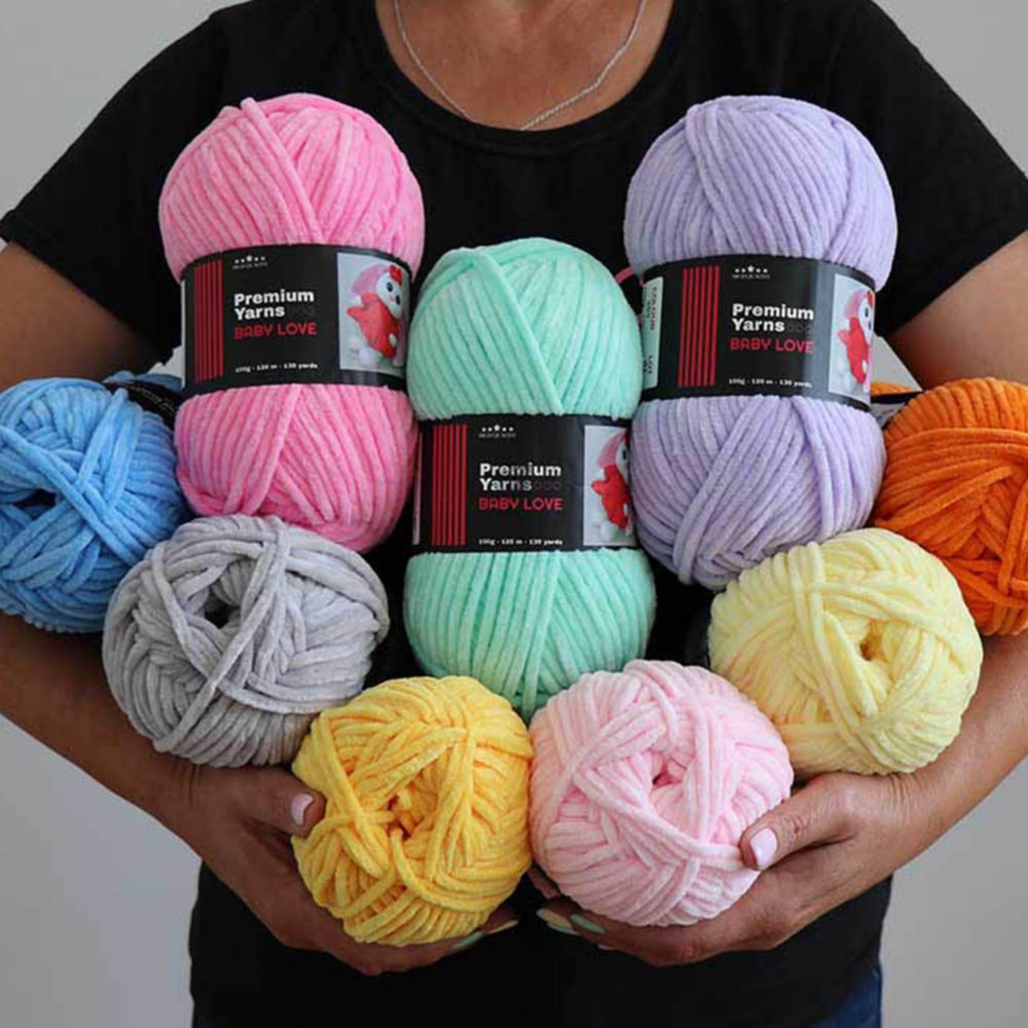 Premium Yarns Baby Love, 40 colors, 3.53 oz / 131 yds
