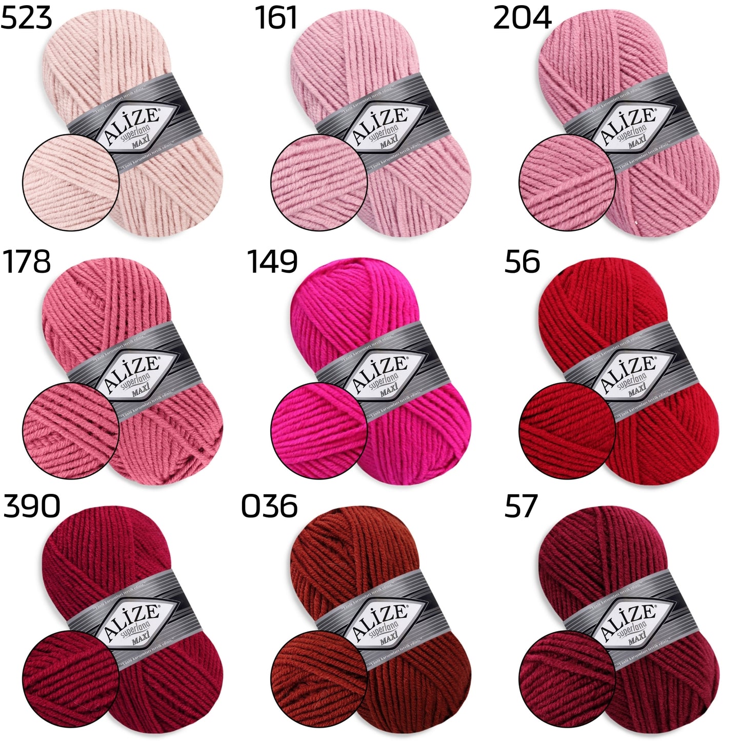 Alize Super Lana Maxi, 3.53 oz / 109 yds