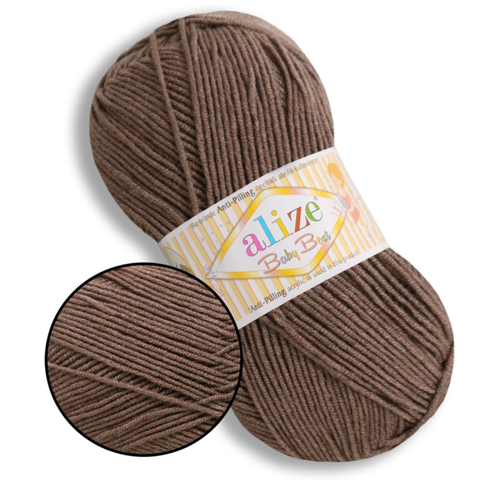 Alize Baby Best, 65 colors, 3.53 oz / 262 yds
