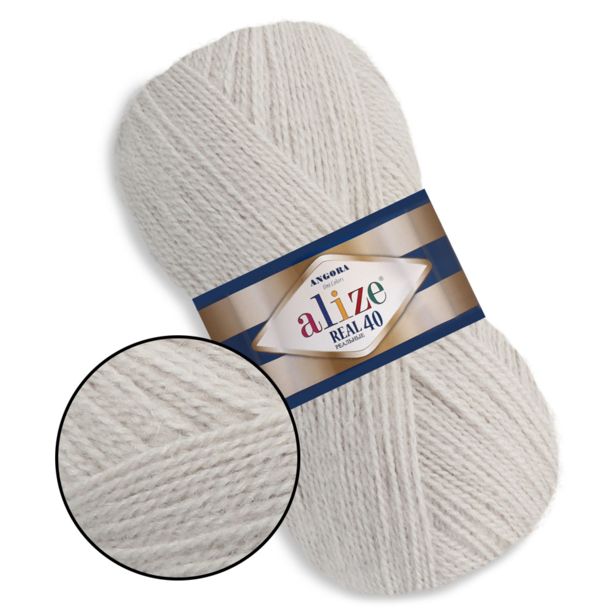 Alize Angora Real 40, 36 colors, 3.5 oz / 525 yds