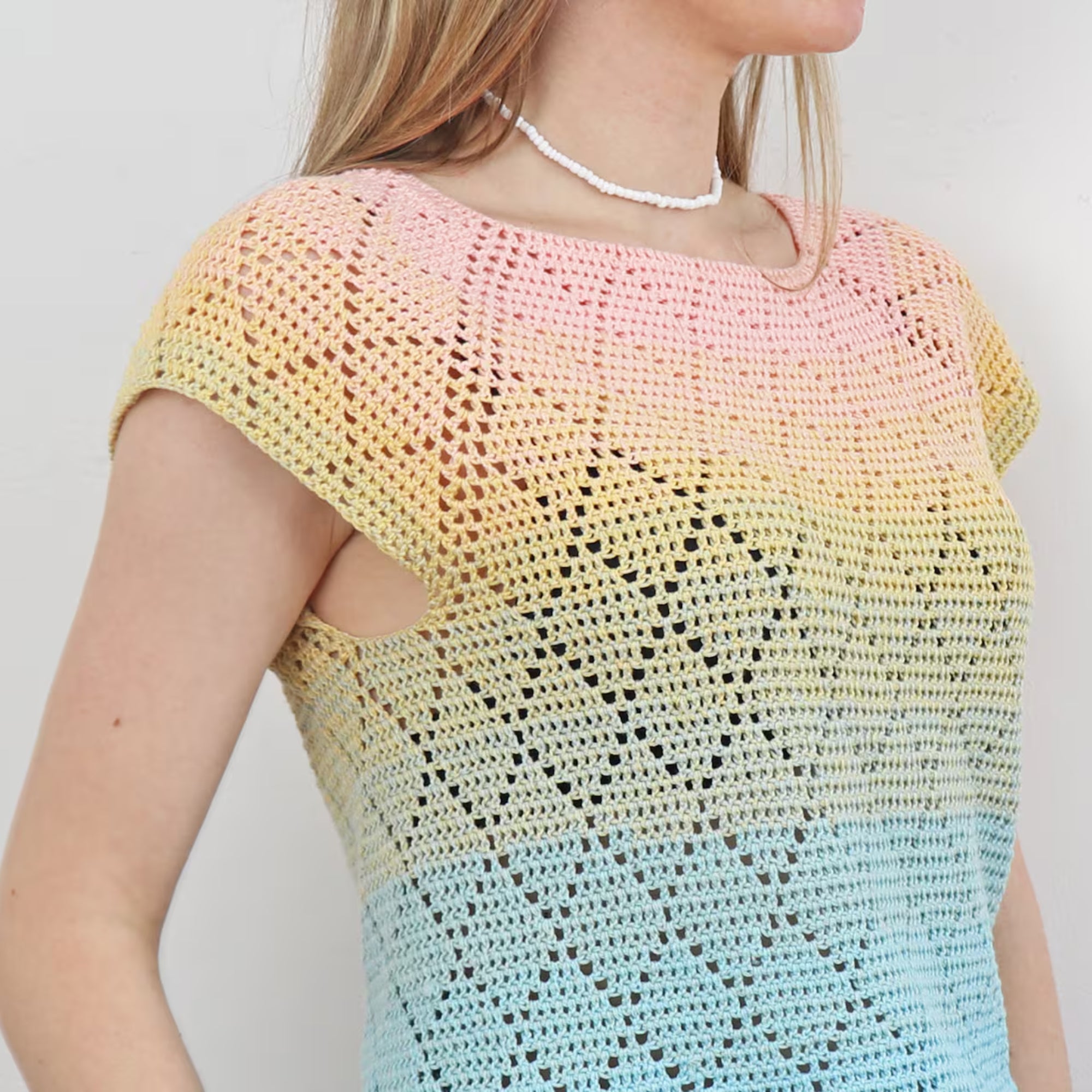 2-in-1 Lace Summer Top Crochet Kit (skill level Beginner)