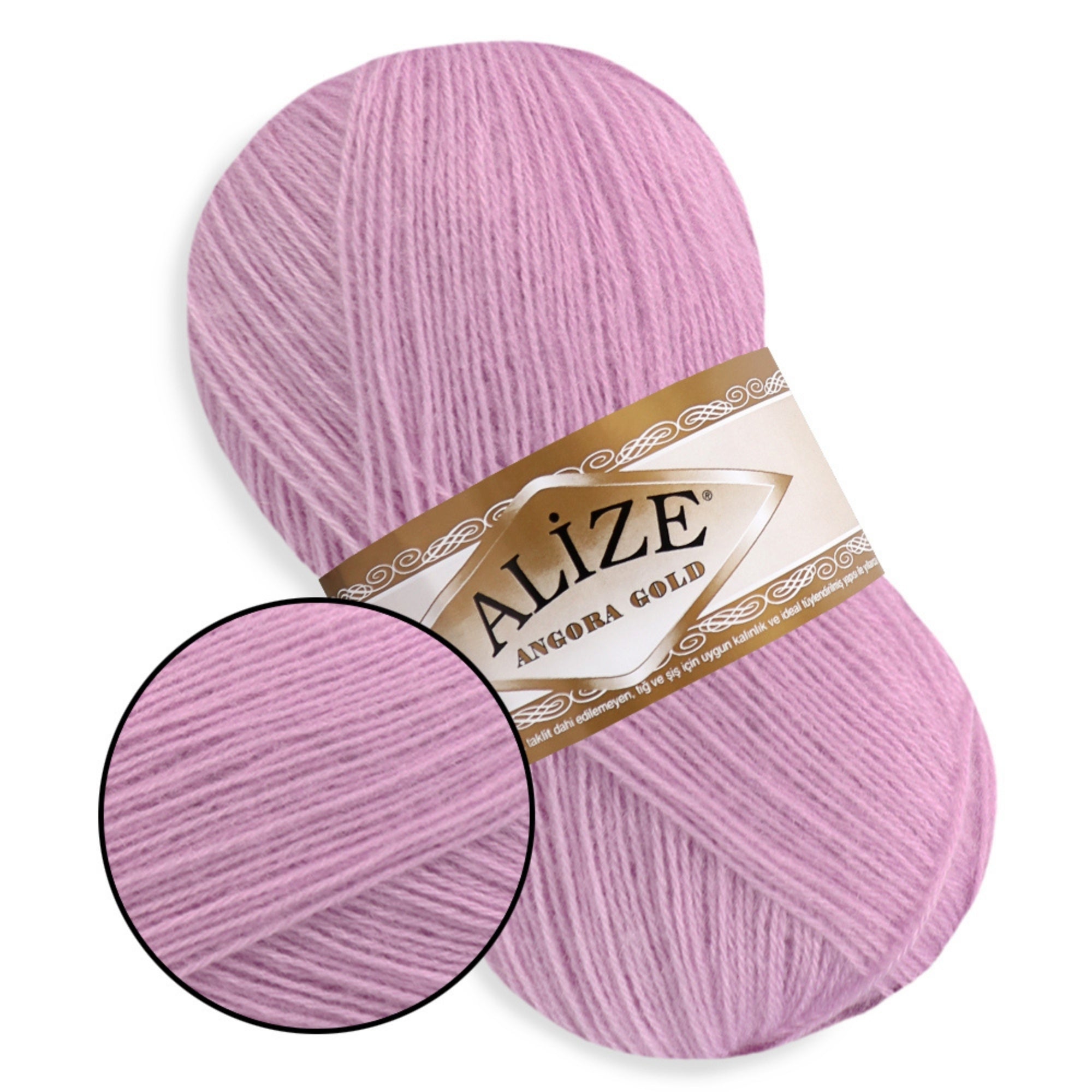 Alize Angora Gold, 56 colors, 3.53 oz / 601 yds