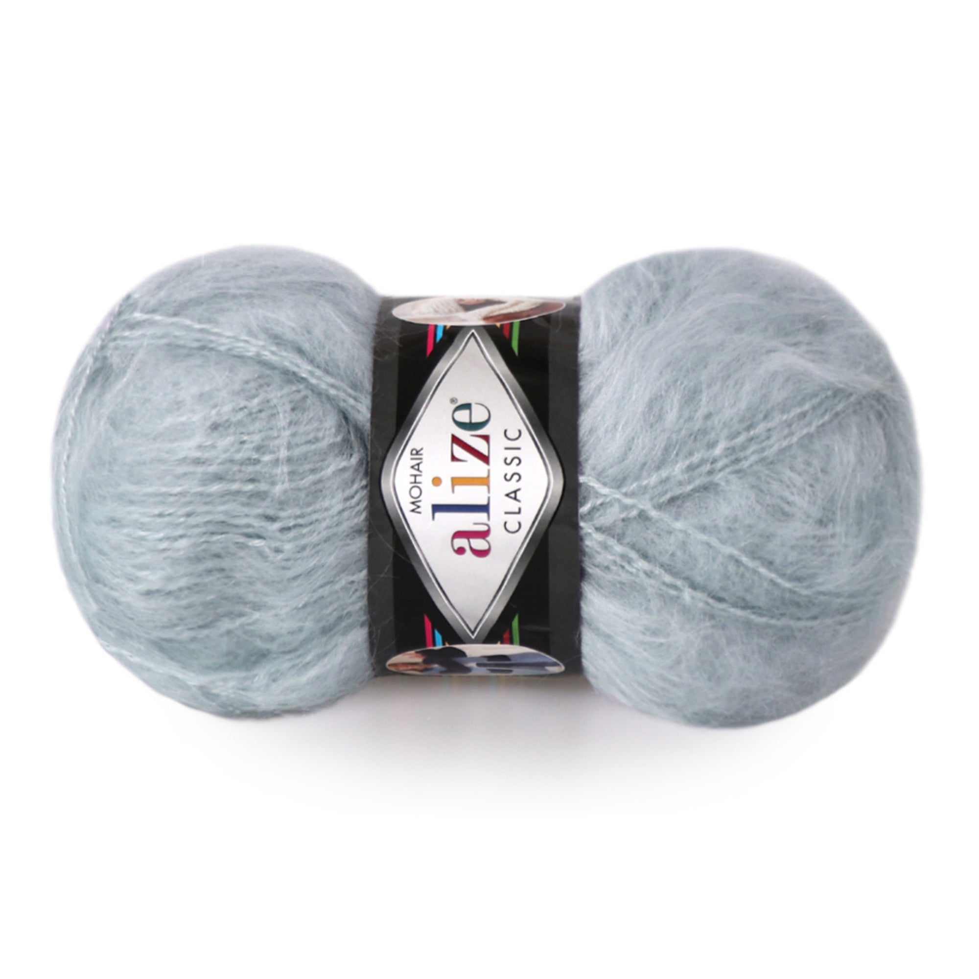 Alize Mohair Classic, 17 colors, 3.53 oz / 219 yds