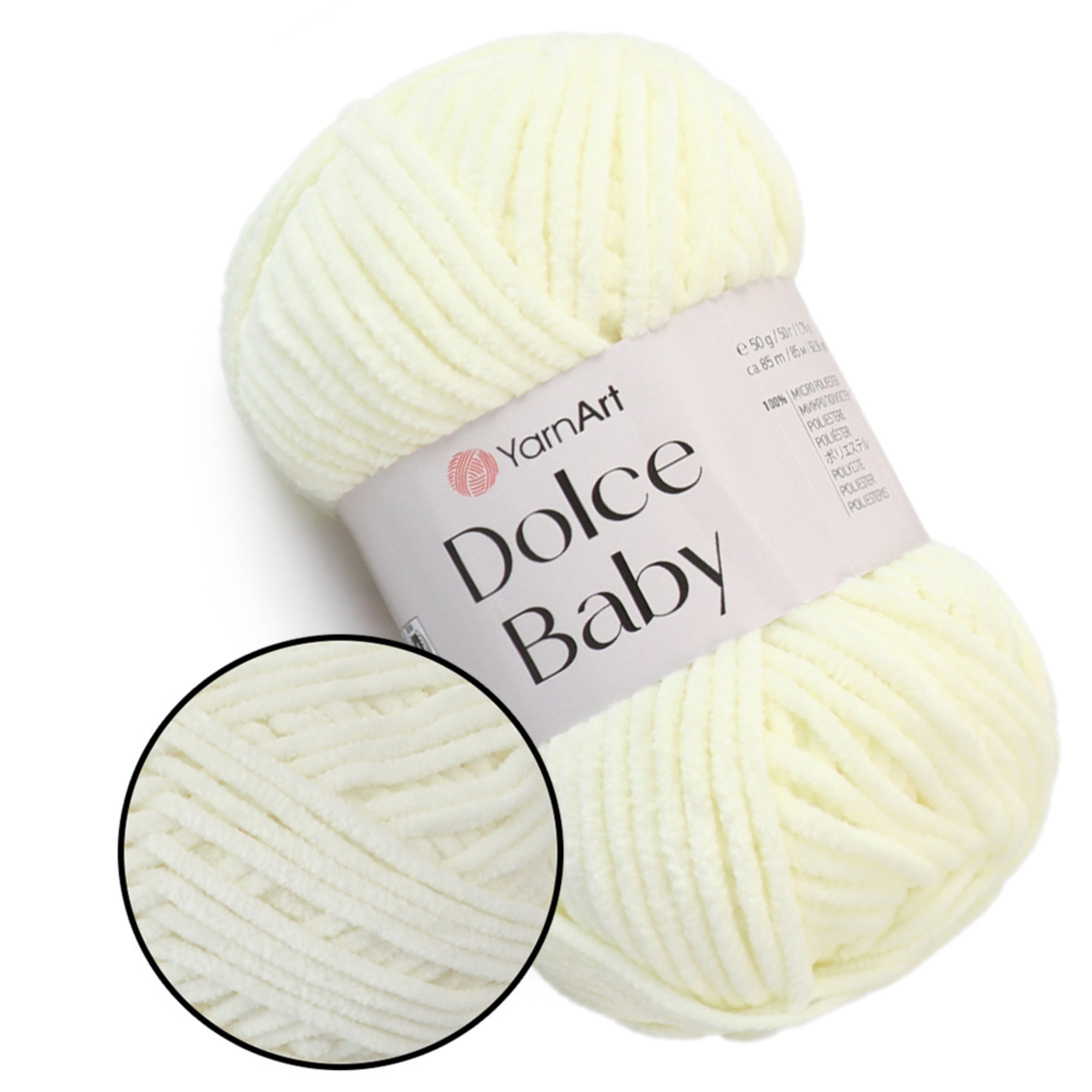 YarnArt Dolce Baby, 29 colors, 1.76 oz / 93 yds