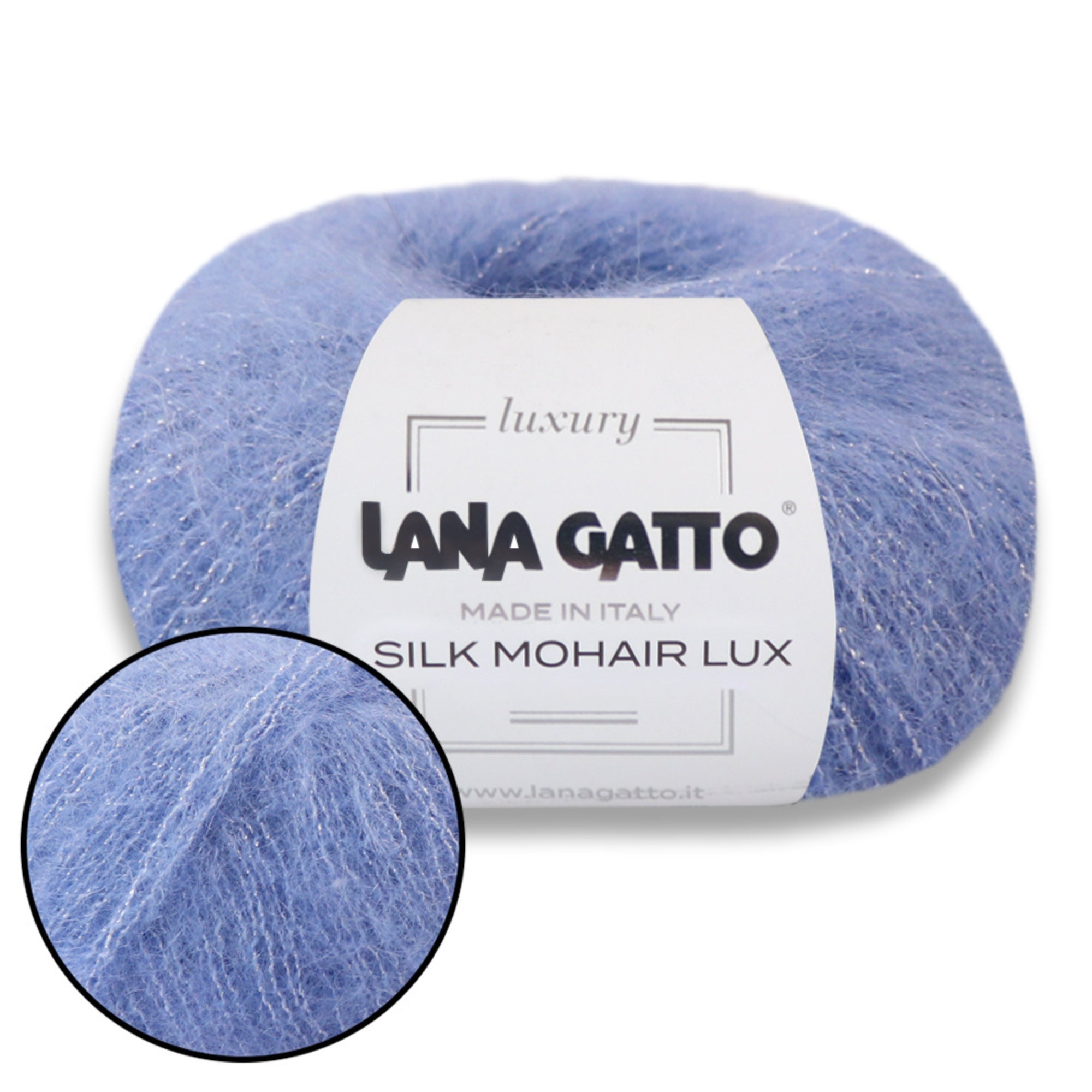 Lana Gatto Silk Mohair Lux, 7 colors, 0.88 oz / 230 yds