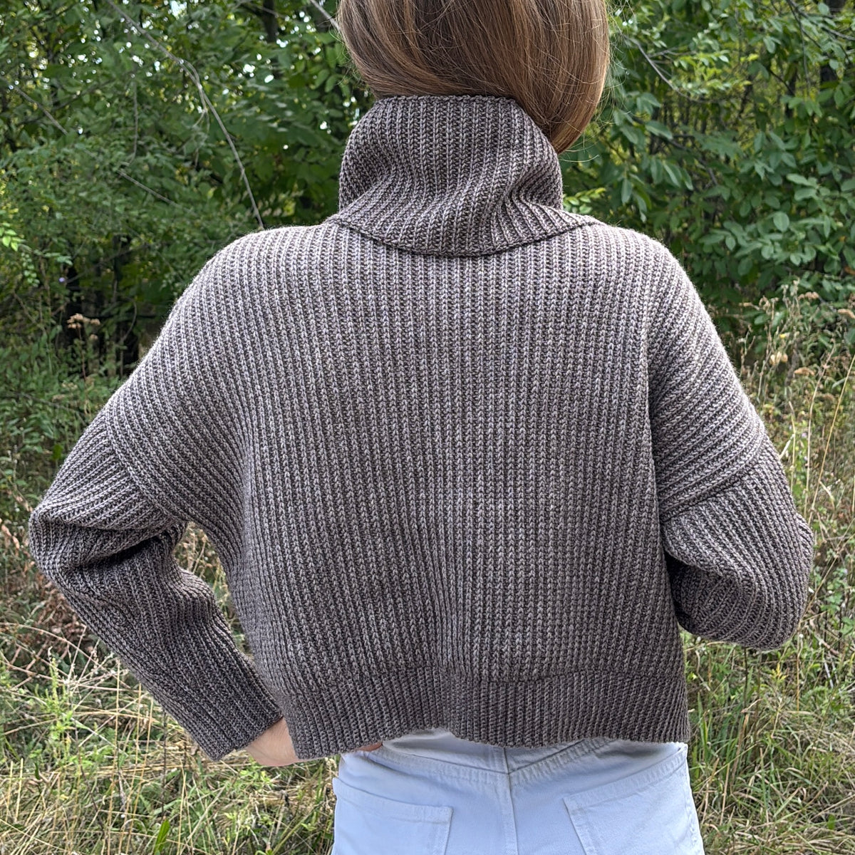 SCARF SWEATER Crochet Pattern (skill level intermediate)