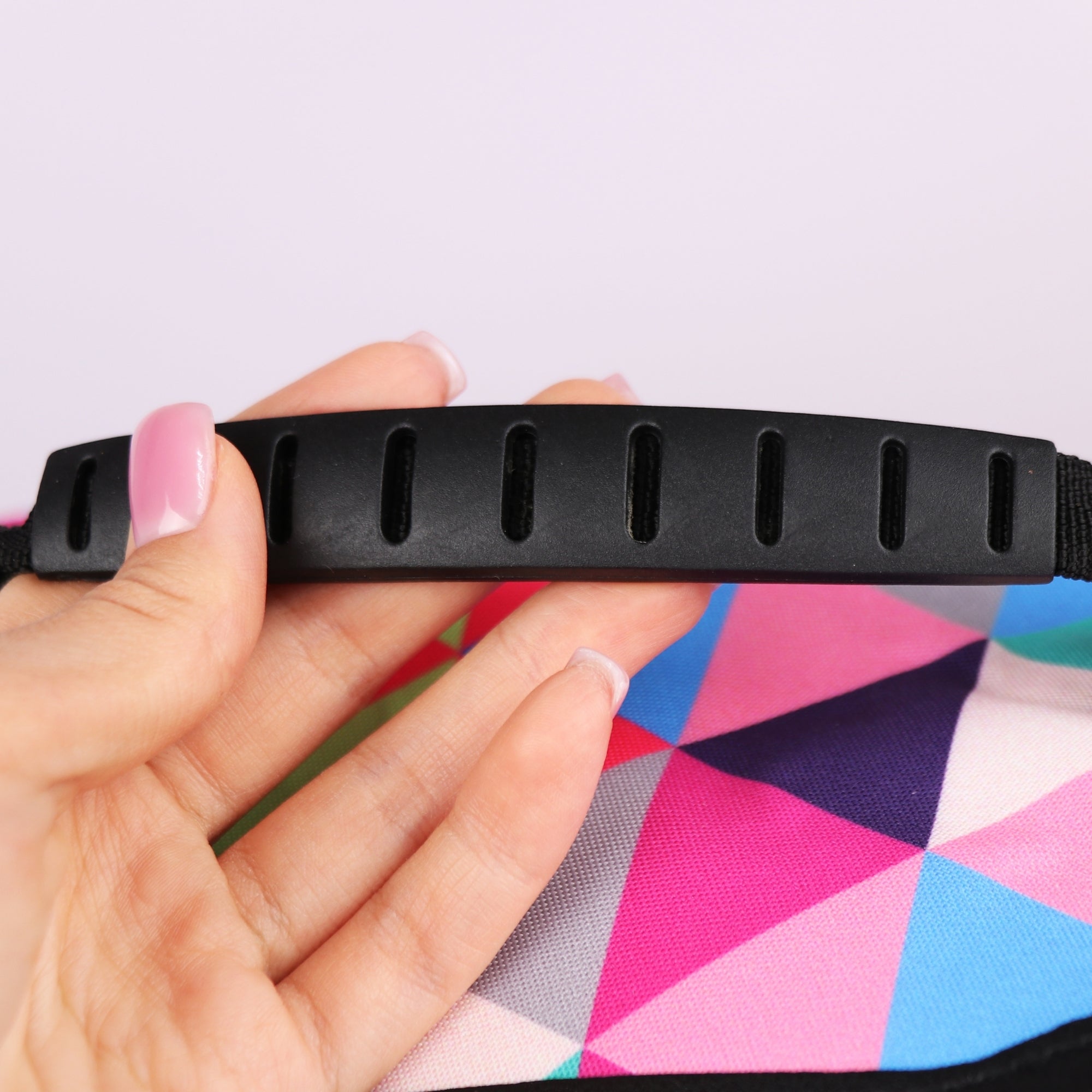 Organizer bag for knitting, Triangles, 28*28*33 cm