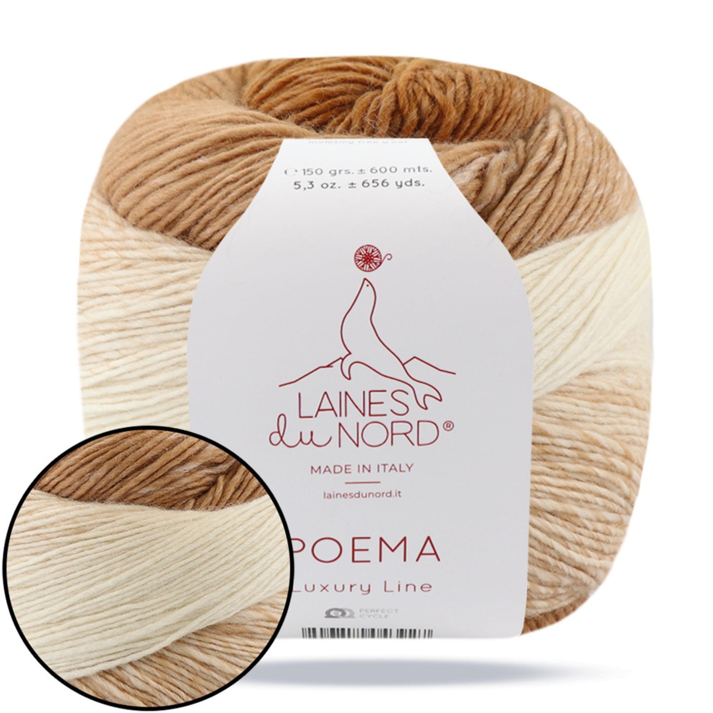 Laines du Nord Poema, 8 colors, 5.29 oz / 656 yds
