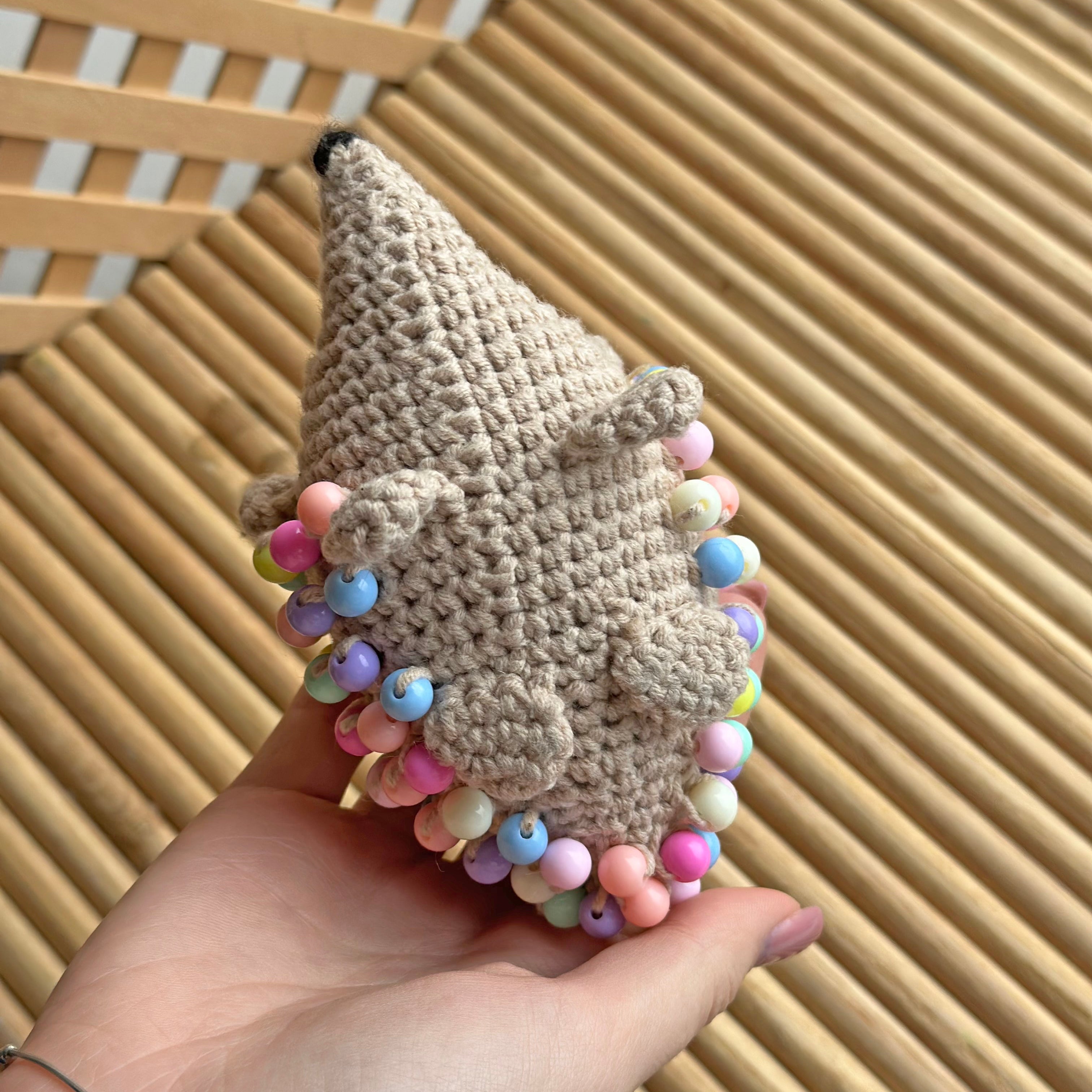 2 IN 1 BEAD HEDGEHOGS Crochet Pattern (skill level Intermediate)