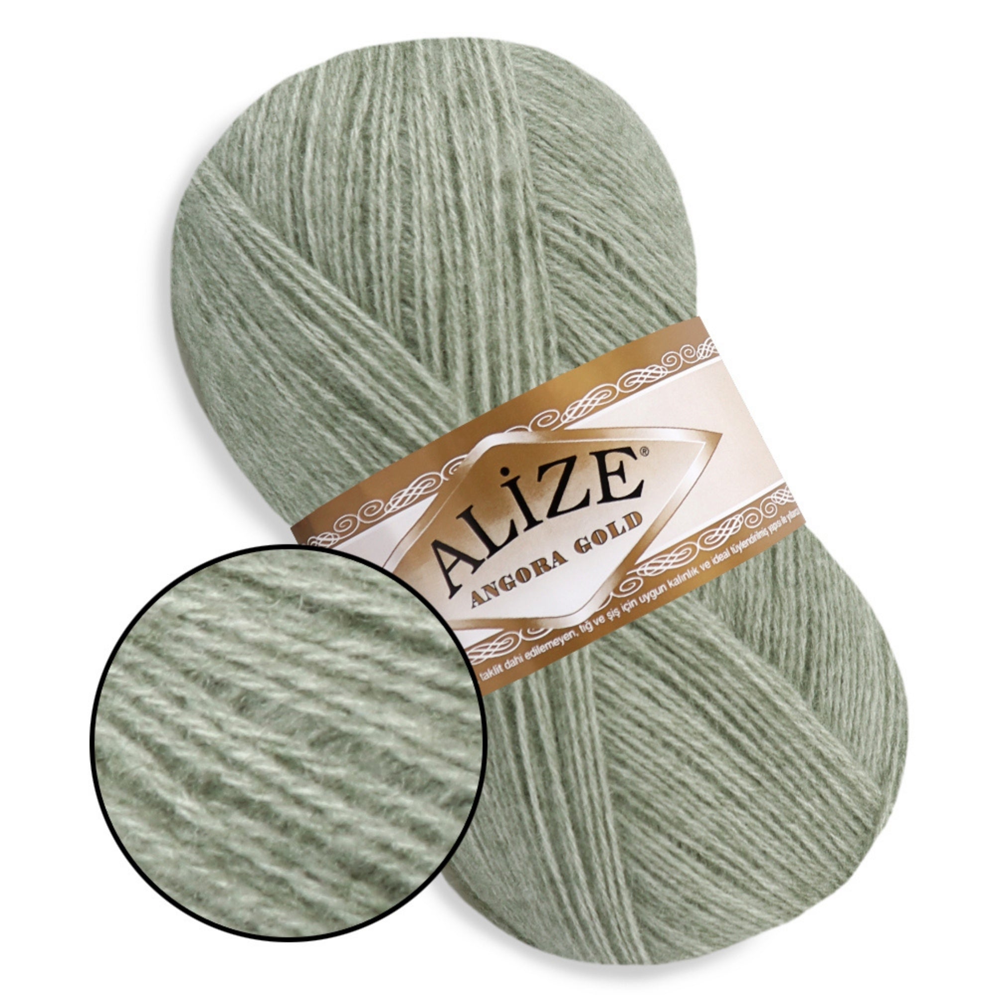 Alize Angora Gold, 56 colors, 3.53 oz / 601 yds