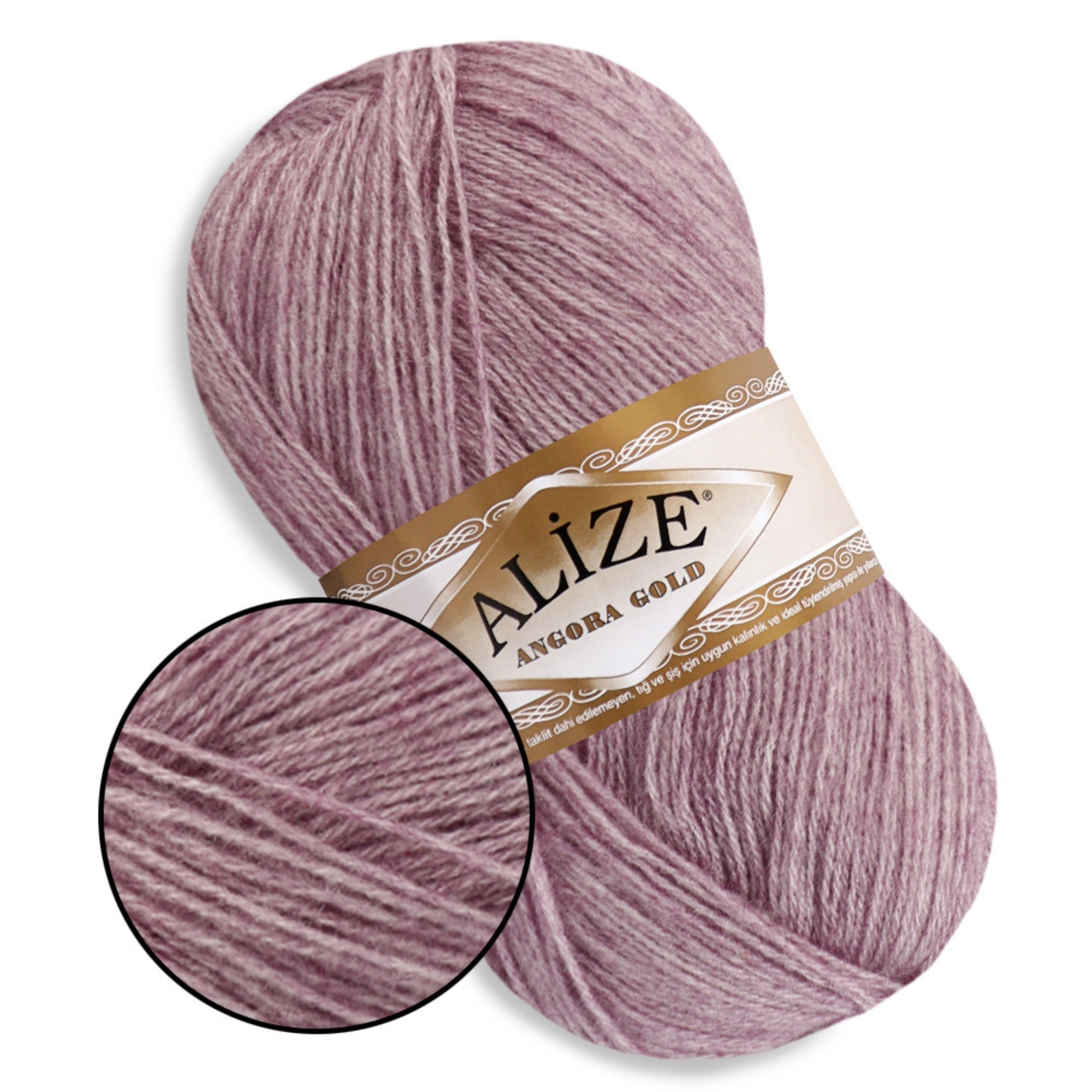 Alize Angora Gold, 56 colors, 3.53 oz / 601 yds