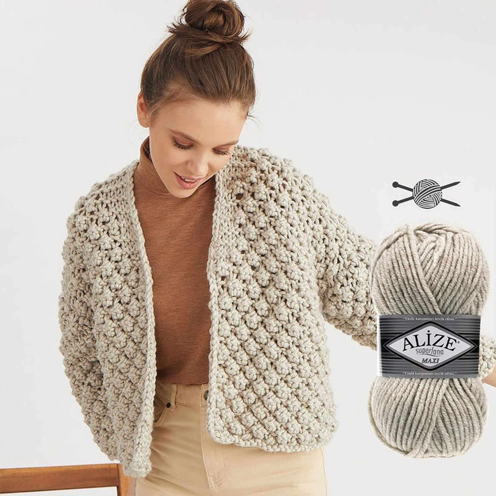 Alize Super Lana Maxi, 3.53 oz / 109 yds