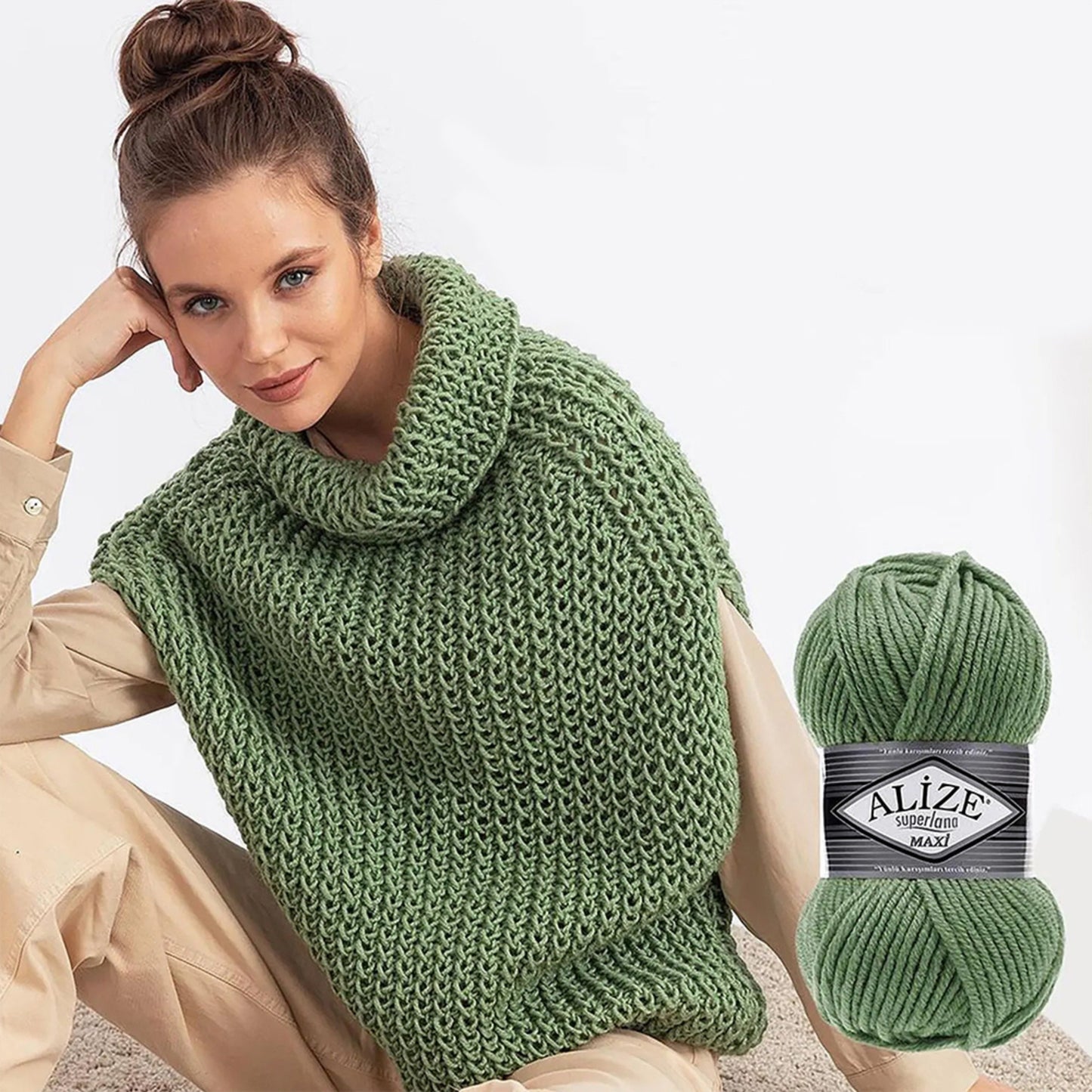 Alize Super Lana Maxi, 3.53 oz / 109 yds