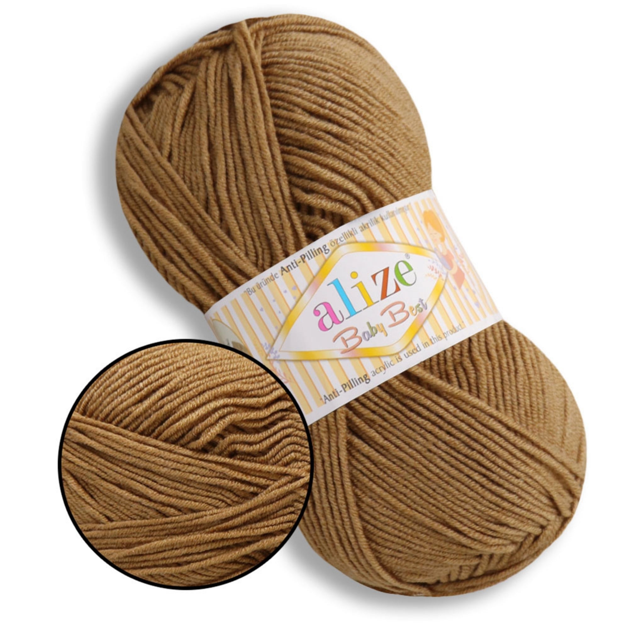Alize Baby Best, 65 colors, 3.53 oz / 262 yds