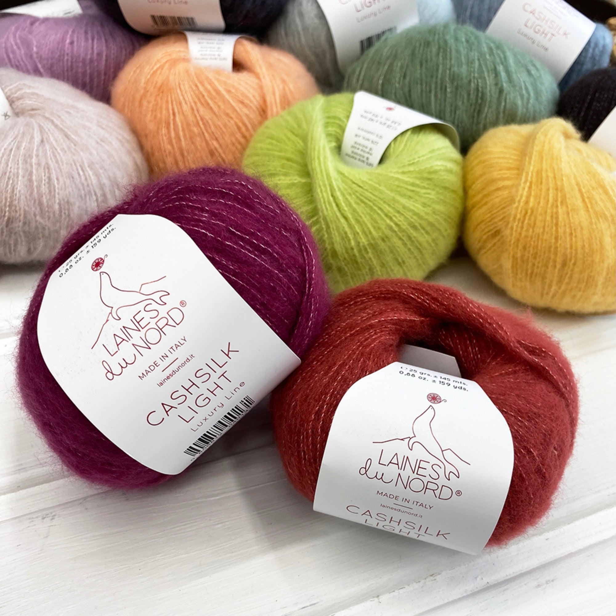 Laines du Nord Cashsilk Light, 0.88 oz / 145 yds