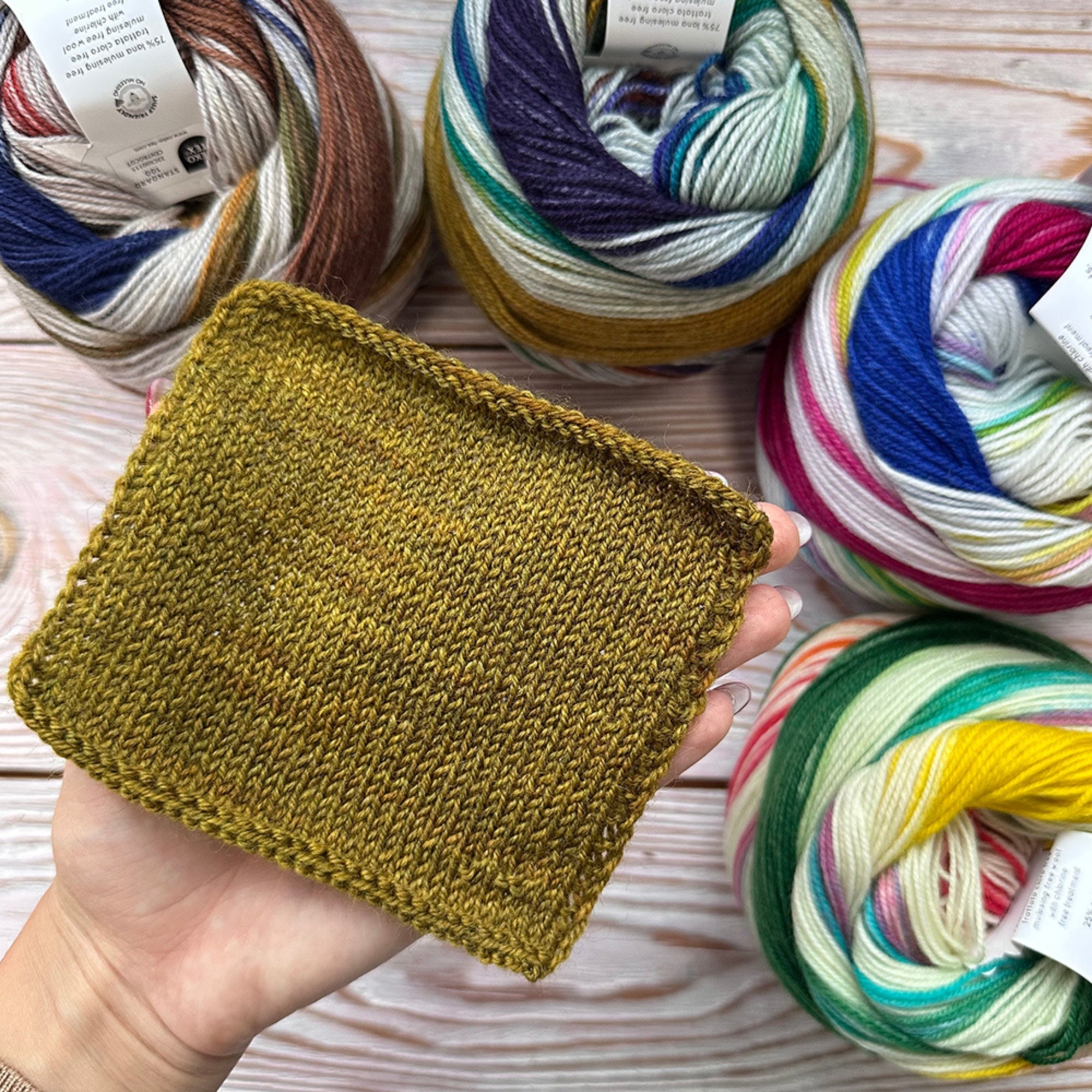 Laines du Nord Art Socks, 4 colors, 3.53 oz / 459 yds