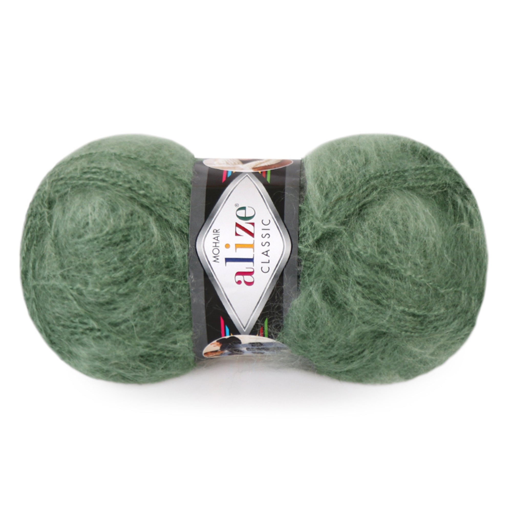 Alize Mohair Classic, 17 colors, 3.53 oz / 219 yds